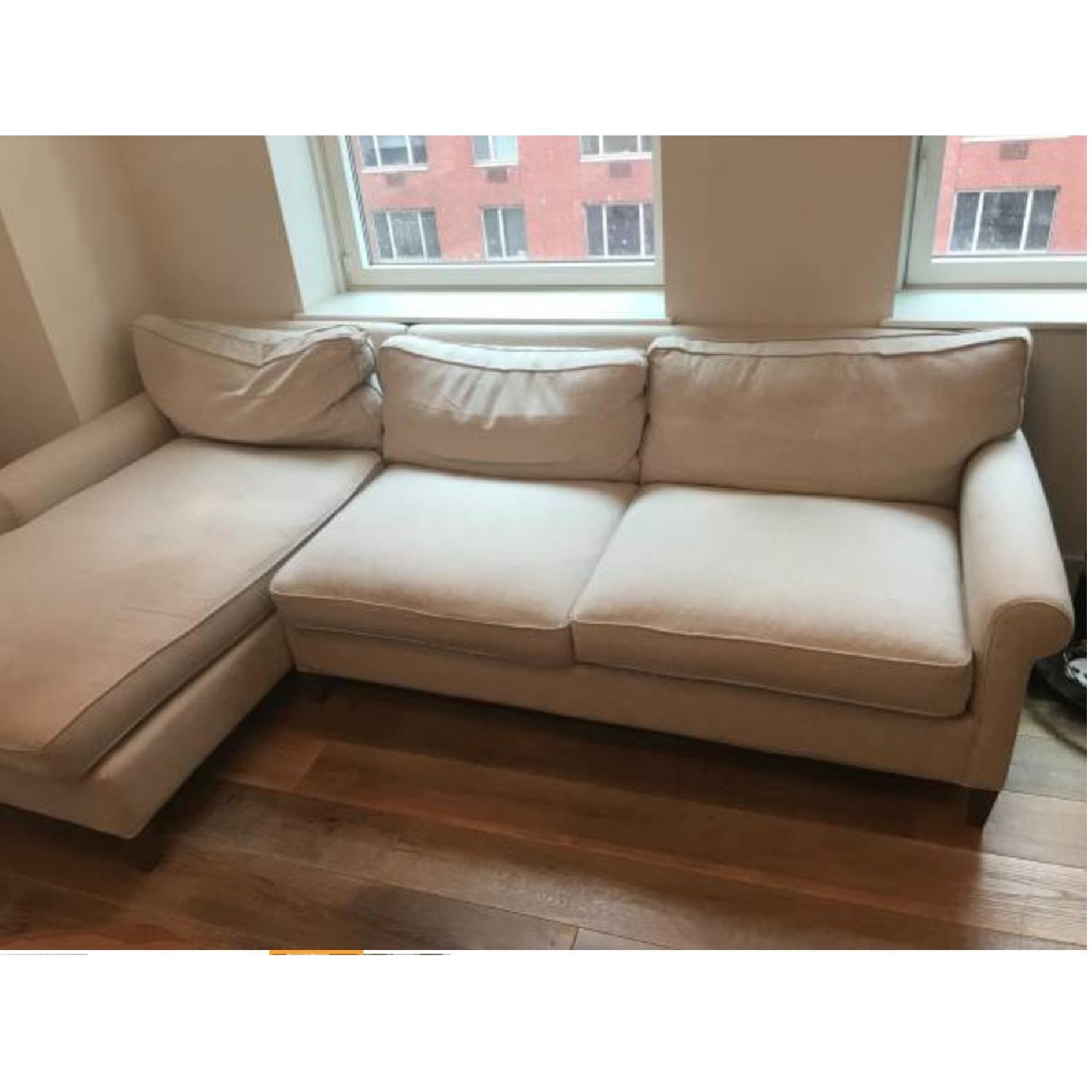 Crate & Barrel Montclair 2-Piece Sectional Sofa - image-1