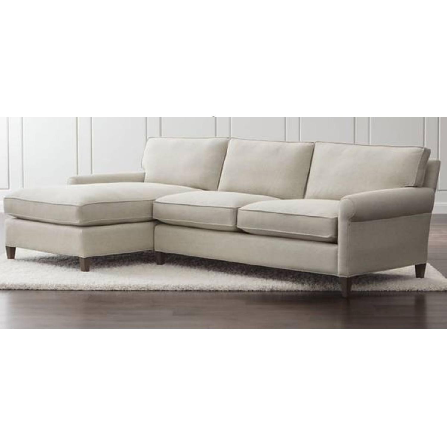 Crate & Barrel Montclair 2-Piece Sectional Sofa - image-2