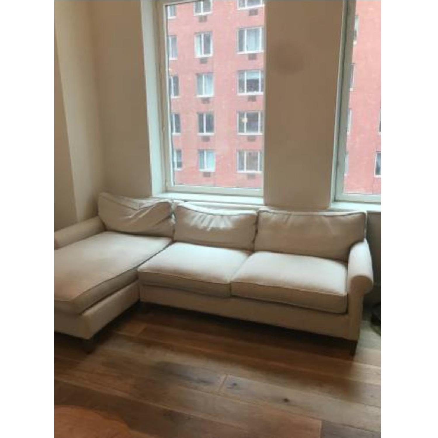 Crate & Barrel Montclair 2-Piece Sectional Sofa - image-3