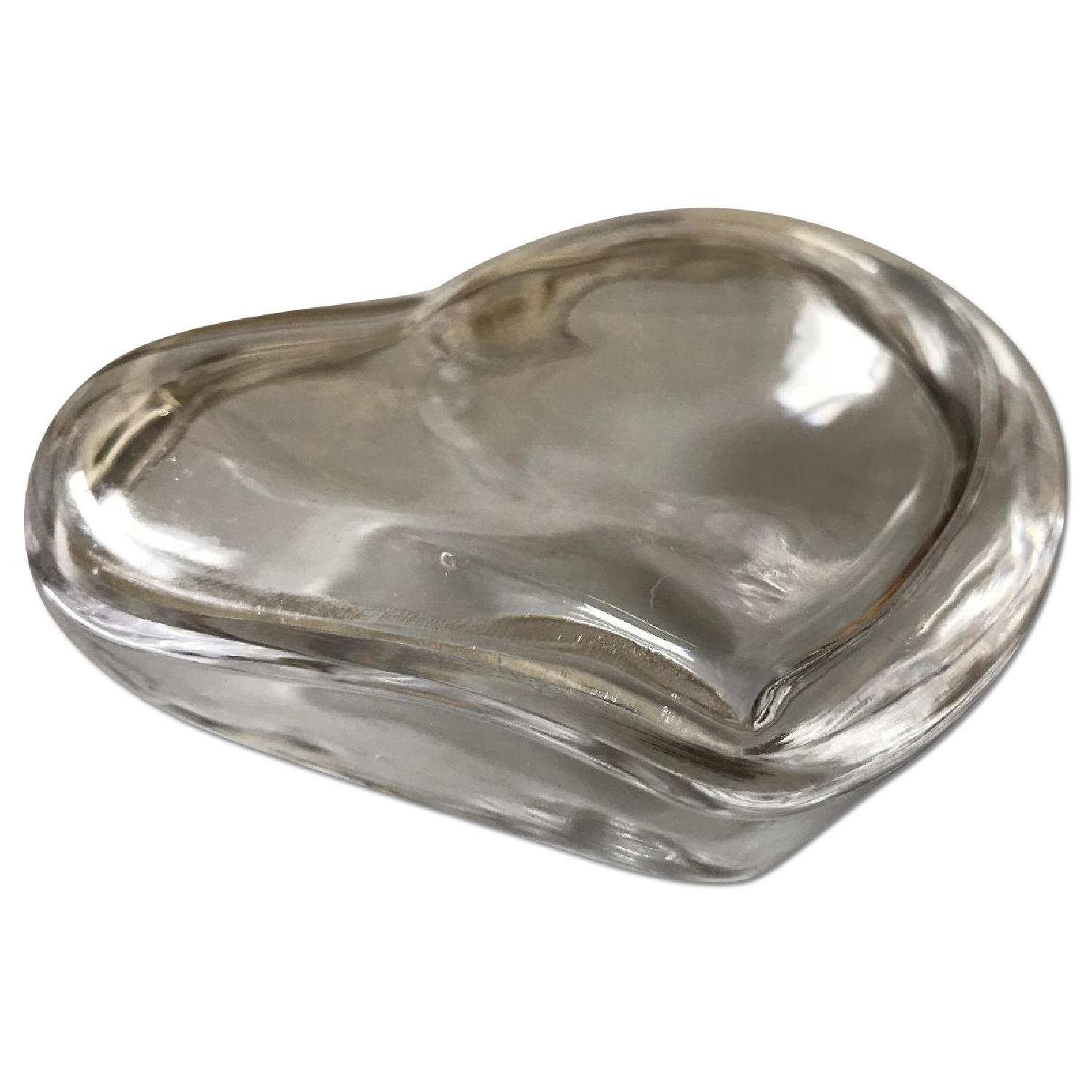 Tiffany & Co. Elsa Peretti Crystal Heart Box - image-0