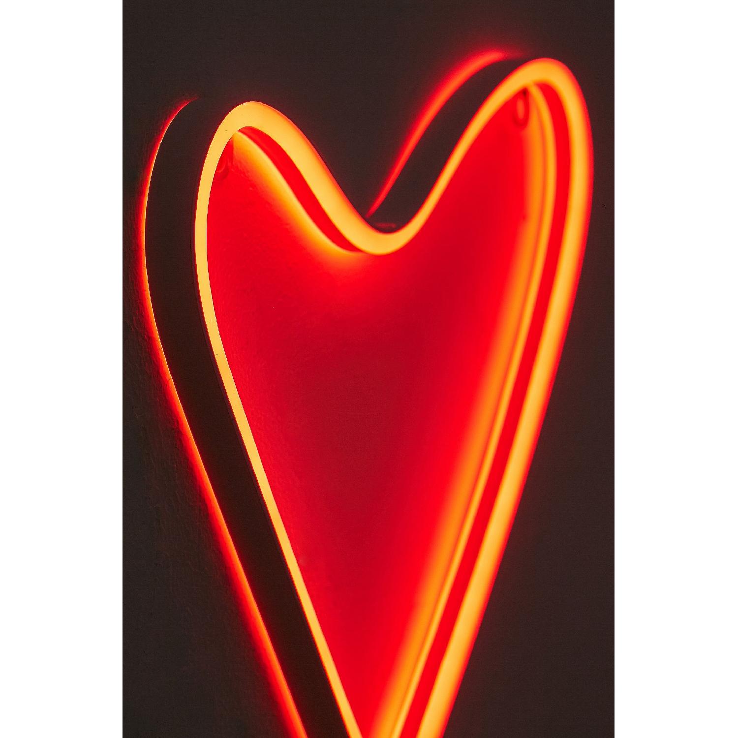 Urban Outfitters Hanging Heart LED Wall Light - image-3