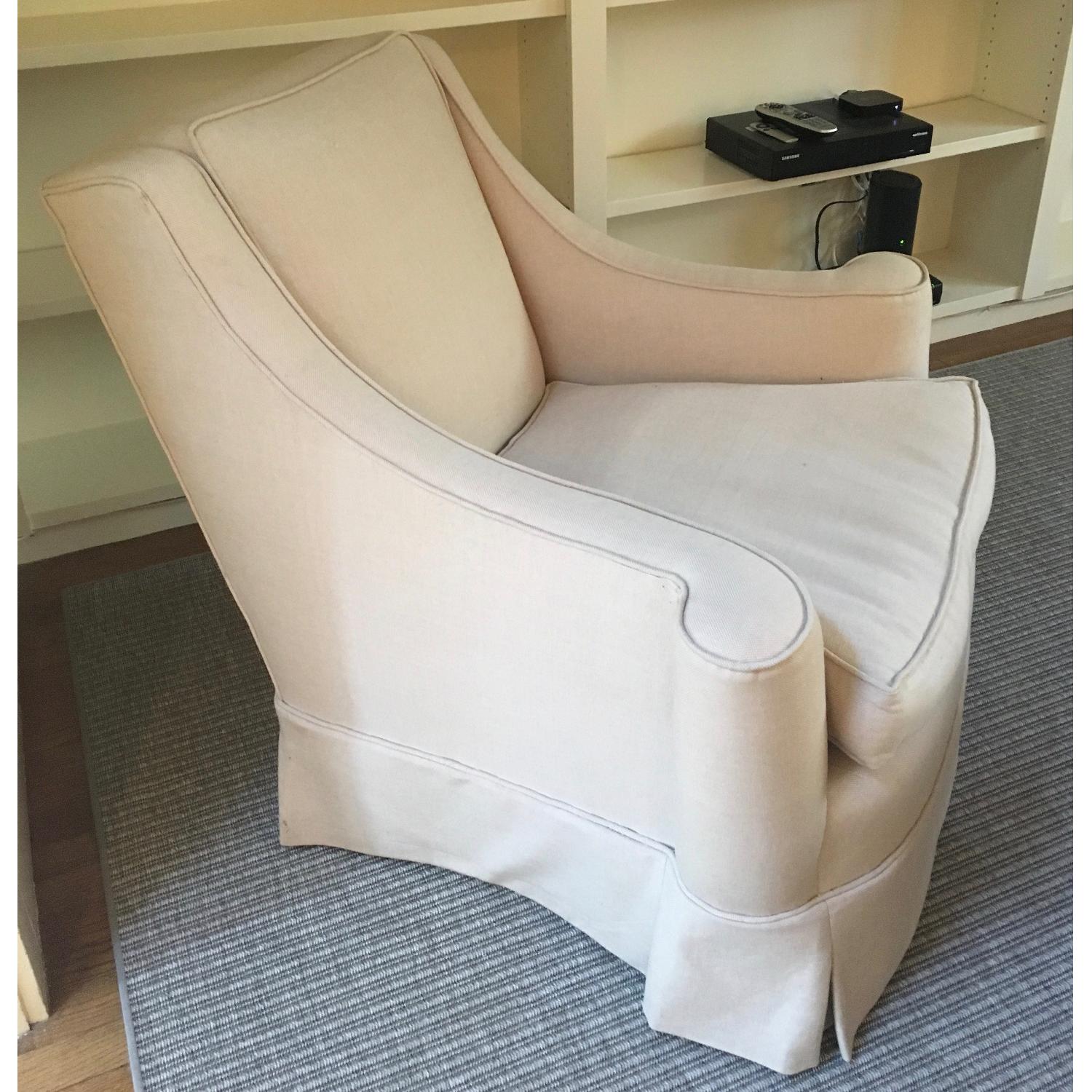Vintage Chair w/ Down Cushion - image-1