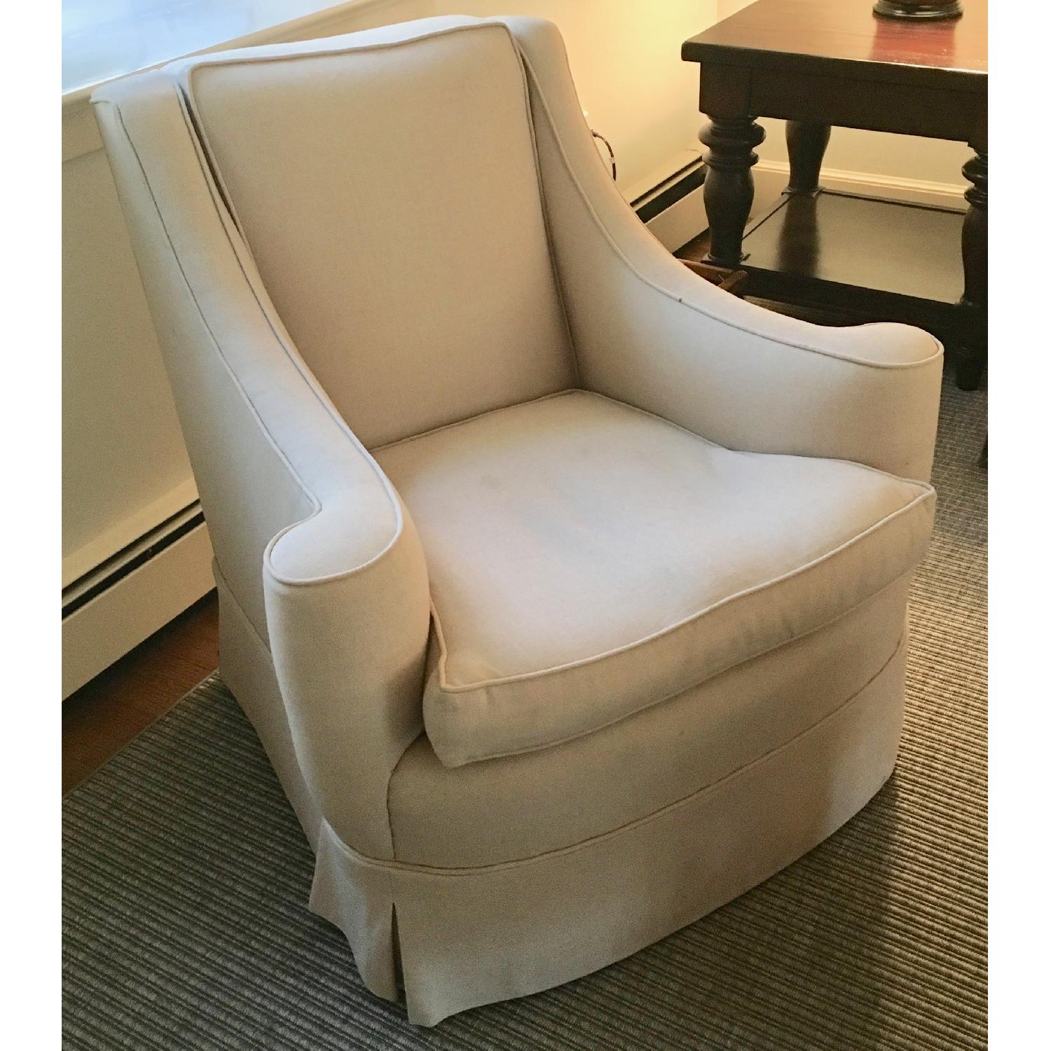Vintage Chair w/ Down Cushion - image-0