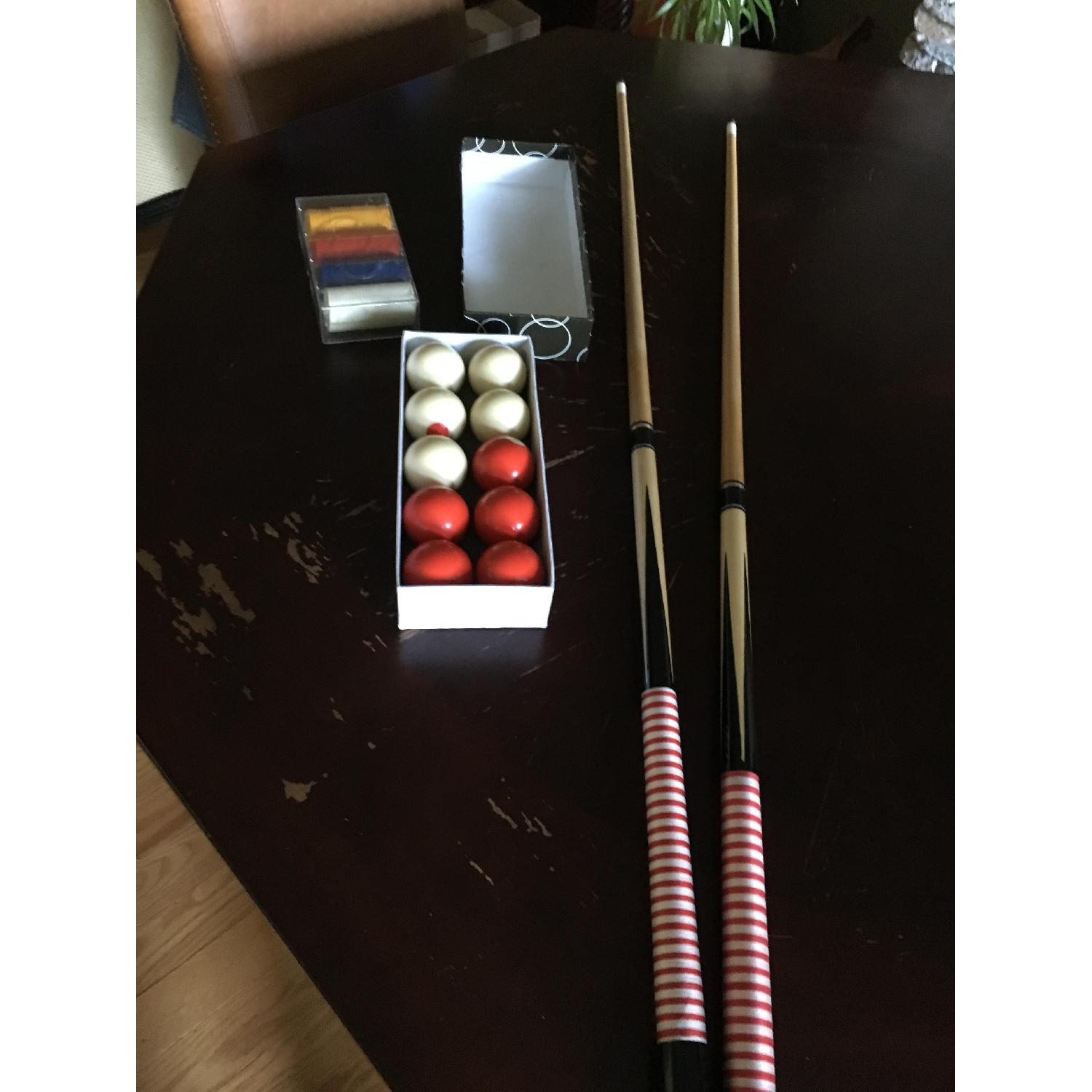 Octagon Wood Game/Dining Table - image-11