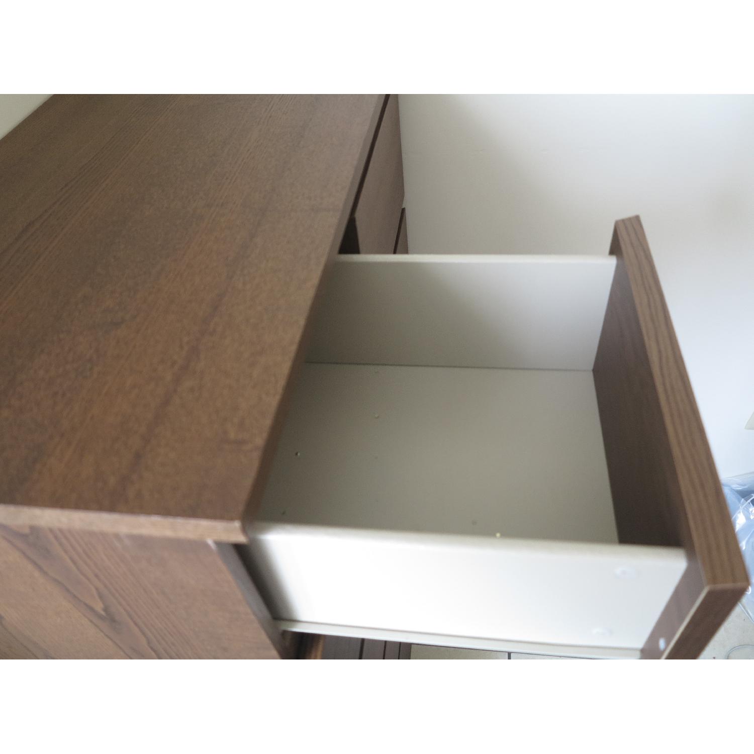 Ikea Malm Brown Stained Ash Veneer 6-Drawer Dresser - image-4
