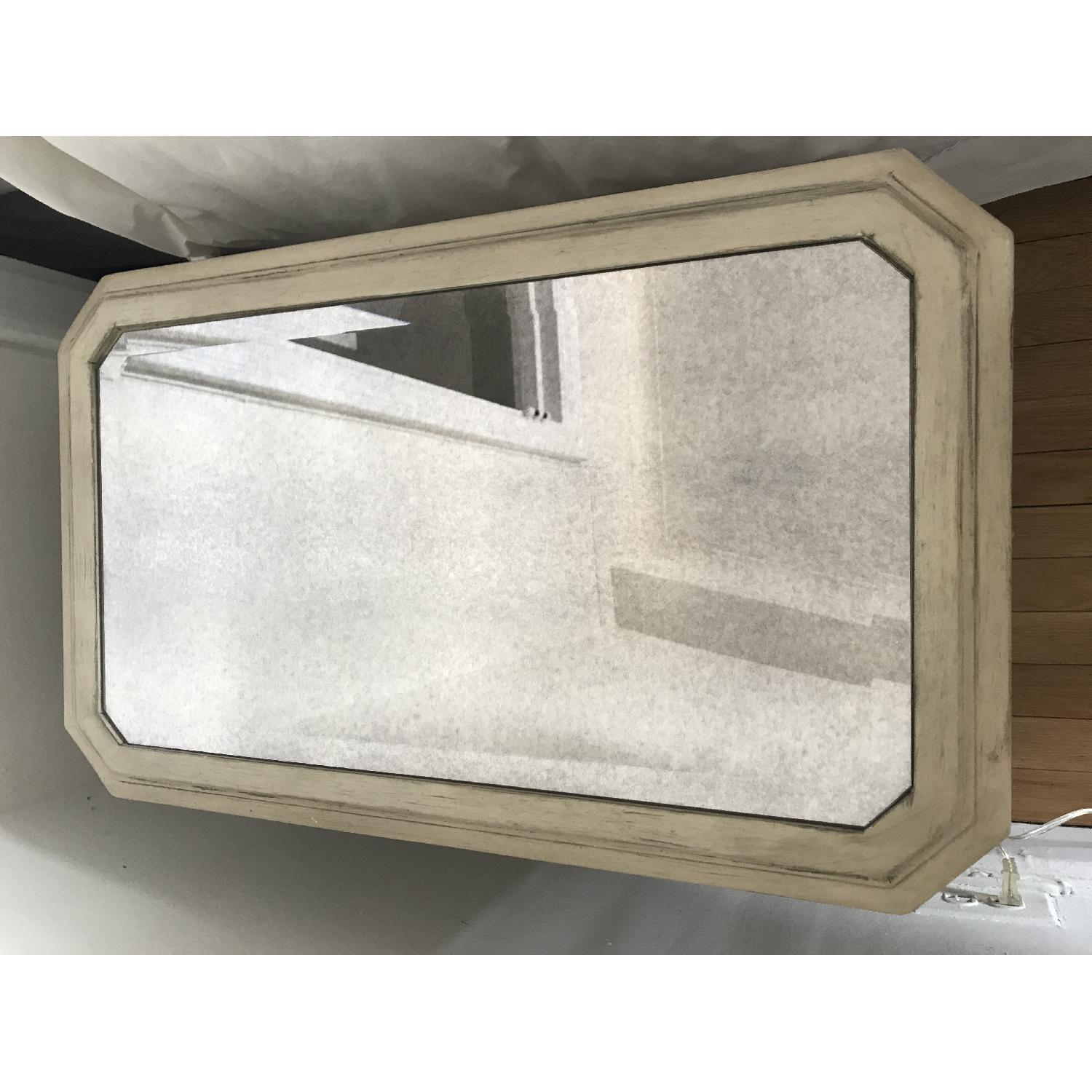 Horchow Dresden Mirrored Side Table - image-3