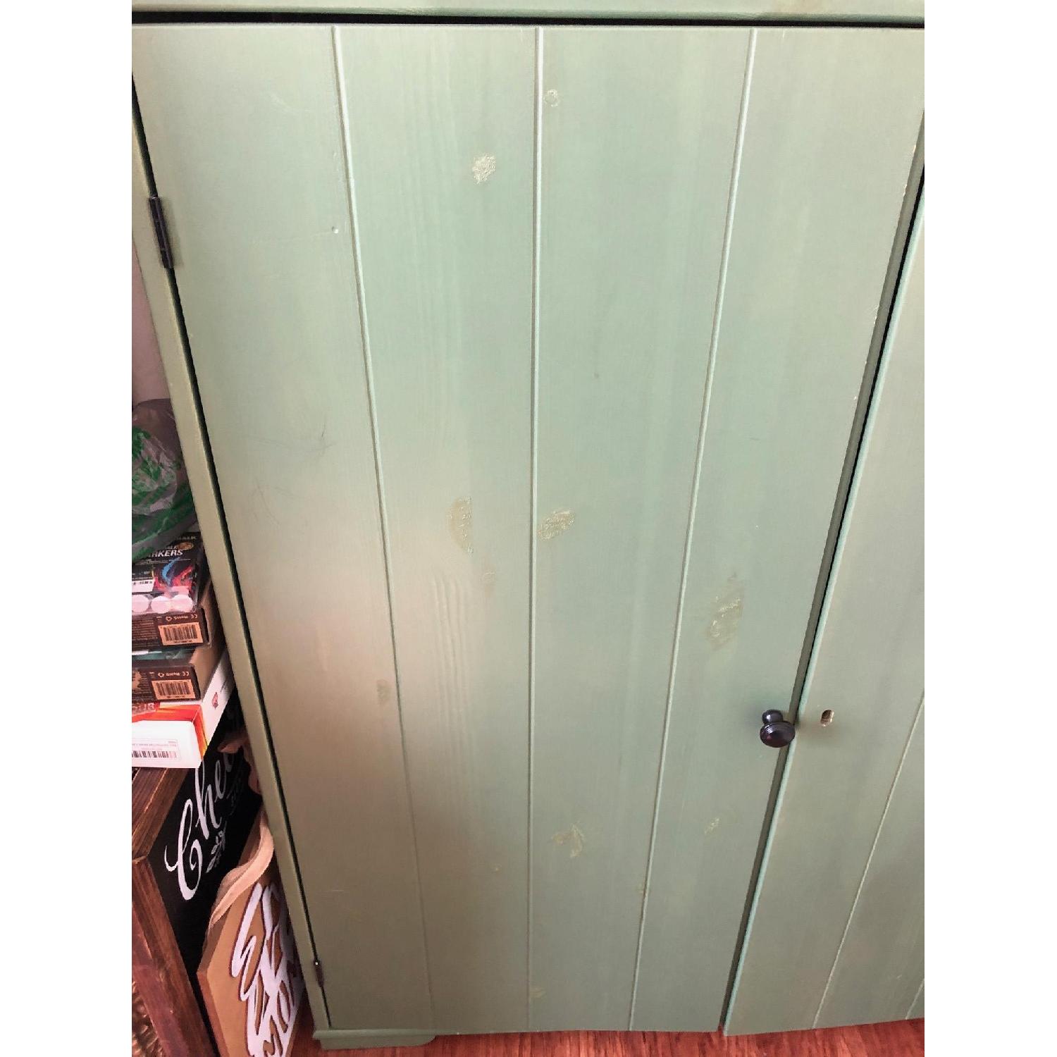 Ikea Hurdal Wood Linen Cabinet - image-3