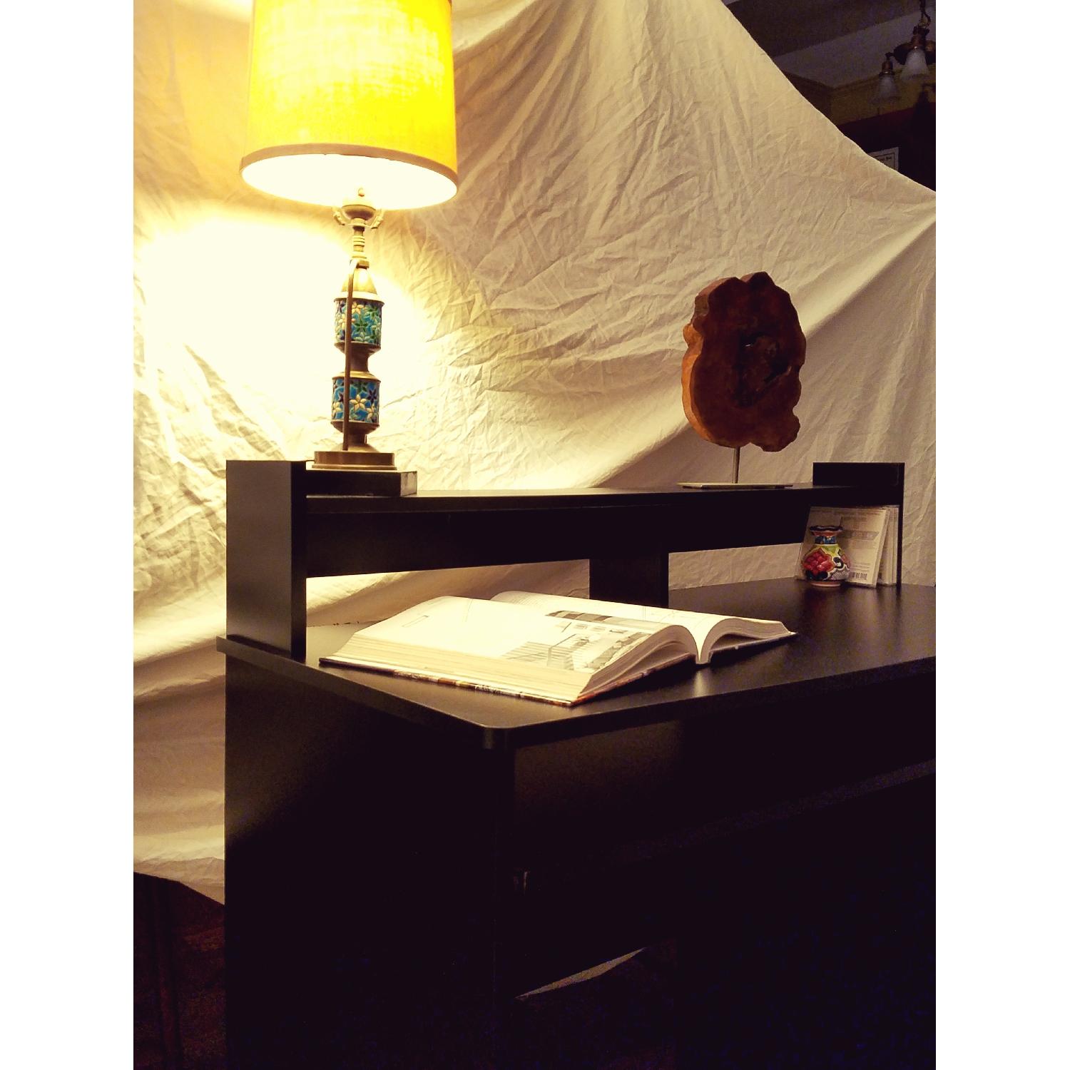 South Shore Axess Desk w/ Keyboard Tray in Black - image-1