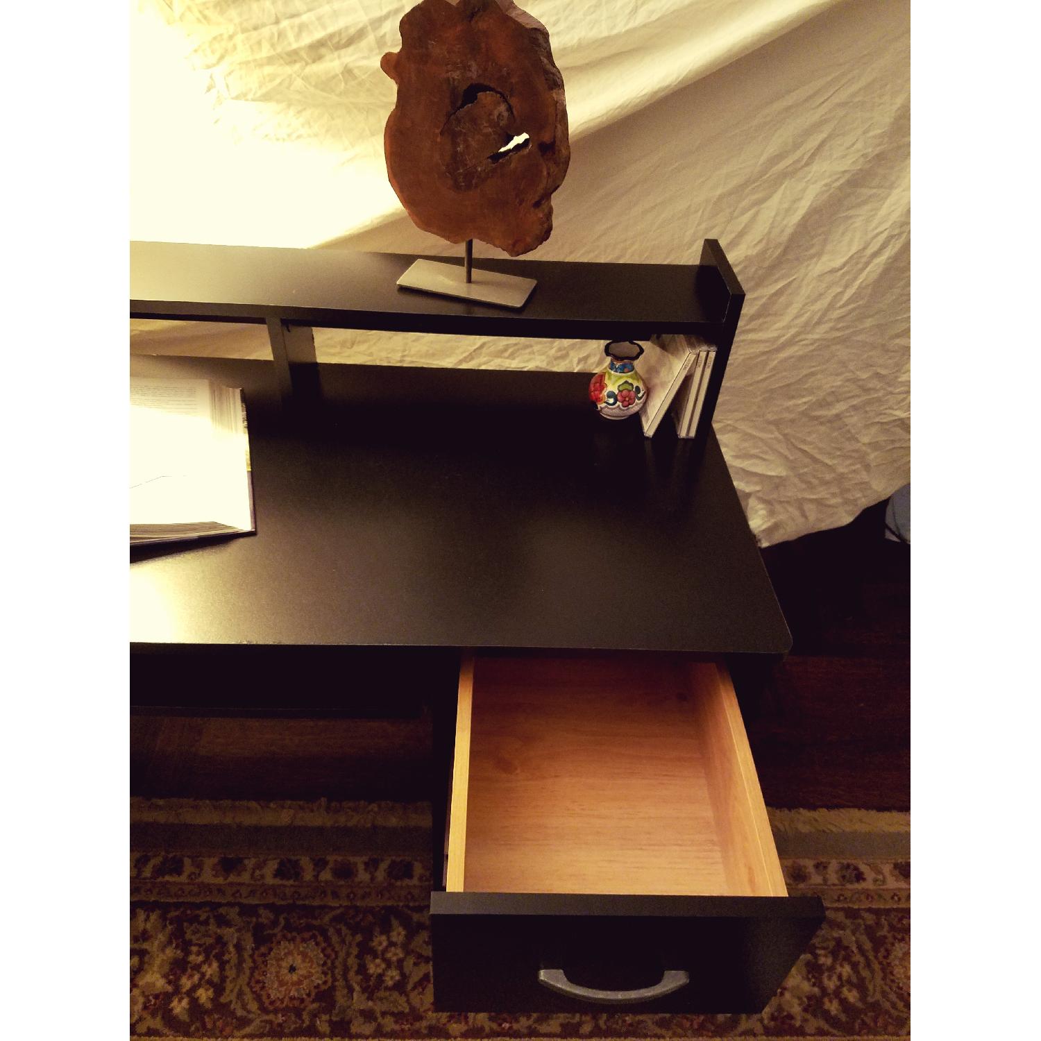 South Shore Axess Desk w/ Keyboard Tray in Black - image-3