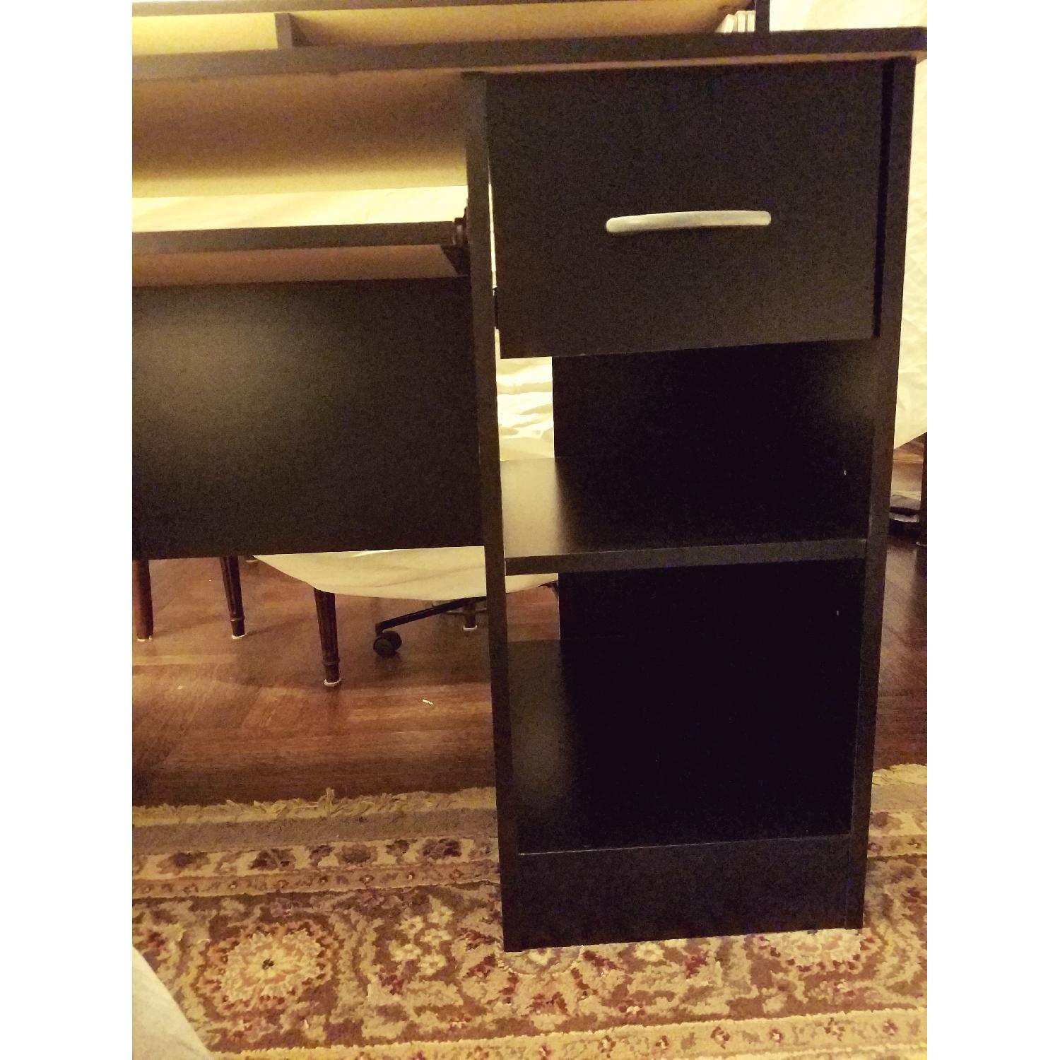 South Shore Axess Desk w/ Keyboard Tray in Black - image-4