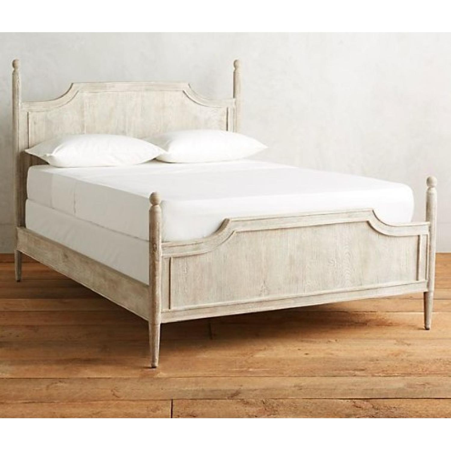 Anthropologie Washed Wood Bed Frame - image-3