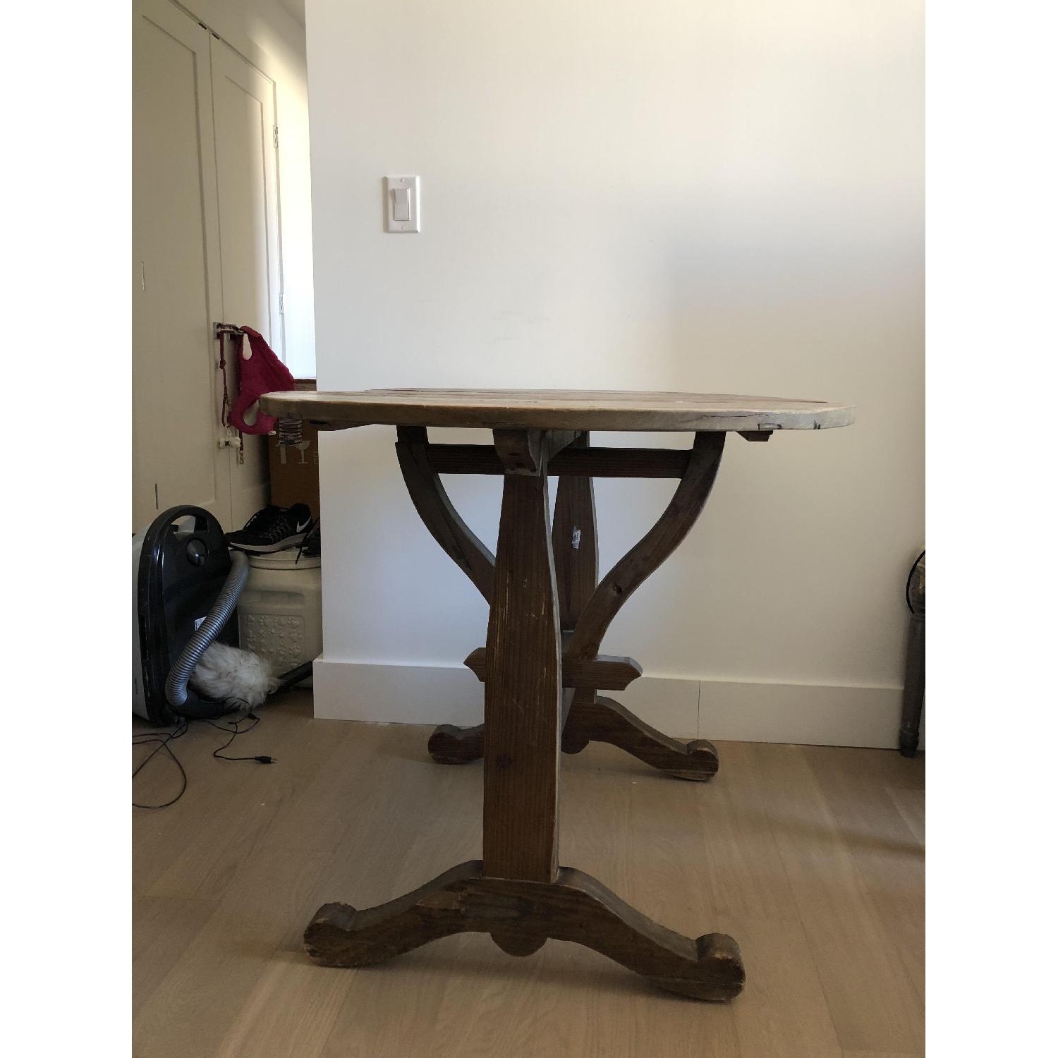 ABC Carpet & Home Round Wooden Bistro Table - image-2