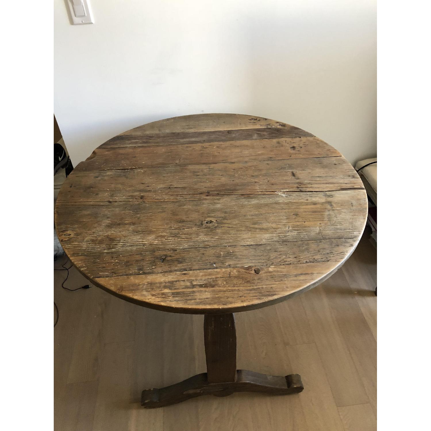 ABC Carpet & Home Round Wooden Bistro Table - image-4