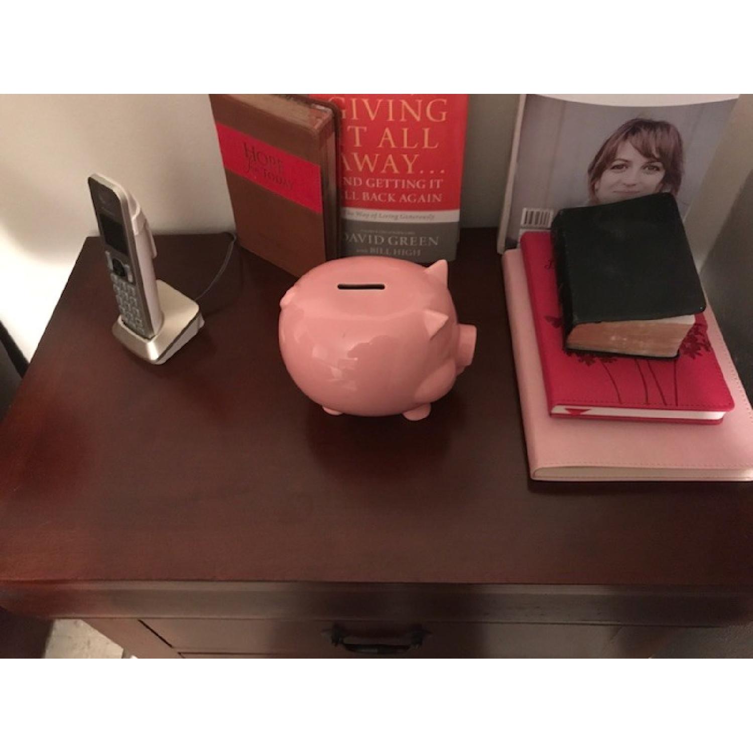 Traditional Cherry Wood Night Table - image-2