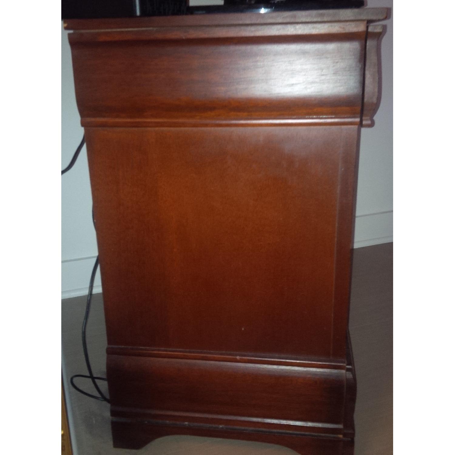 Traditional Cherry Wood Night Table - image-3