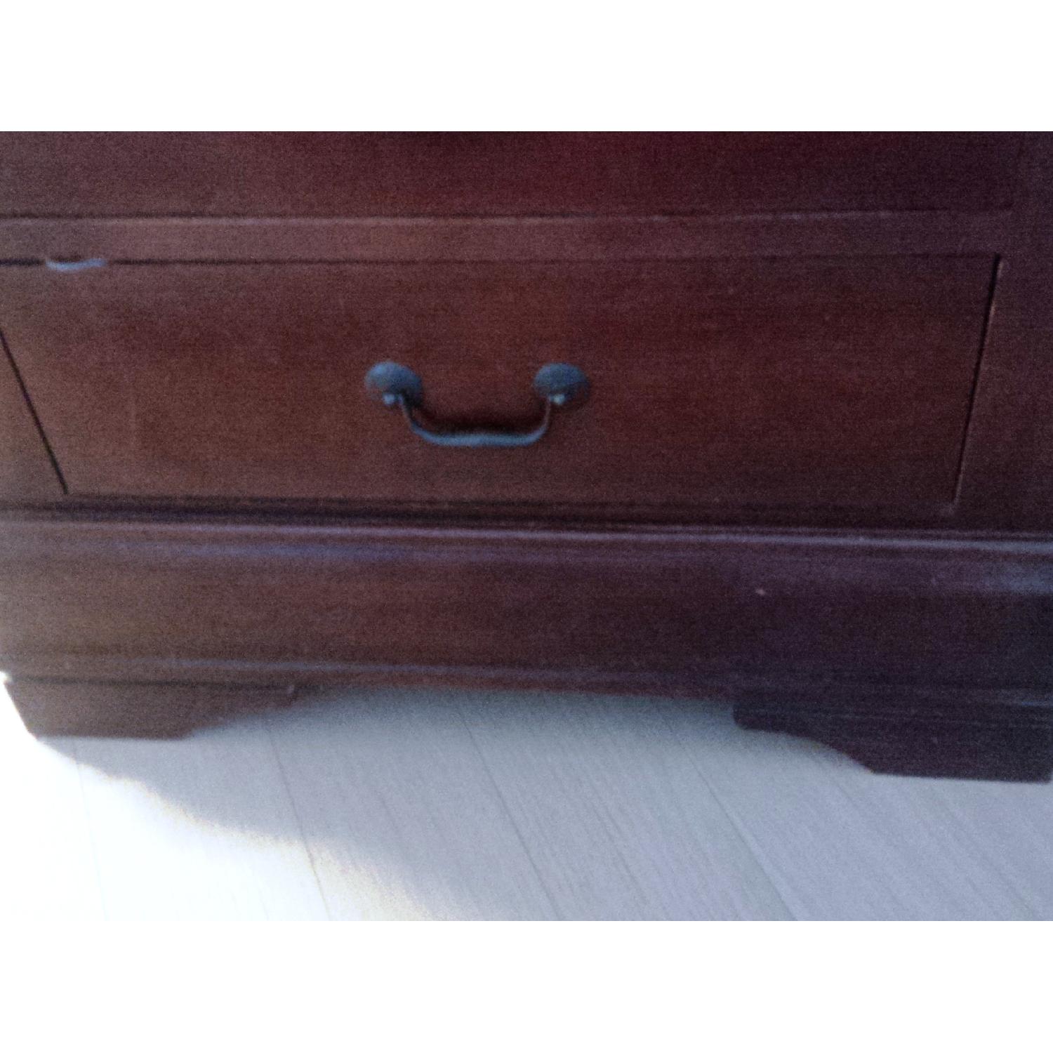 Traditional Cherry Wood Night Table - image-4