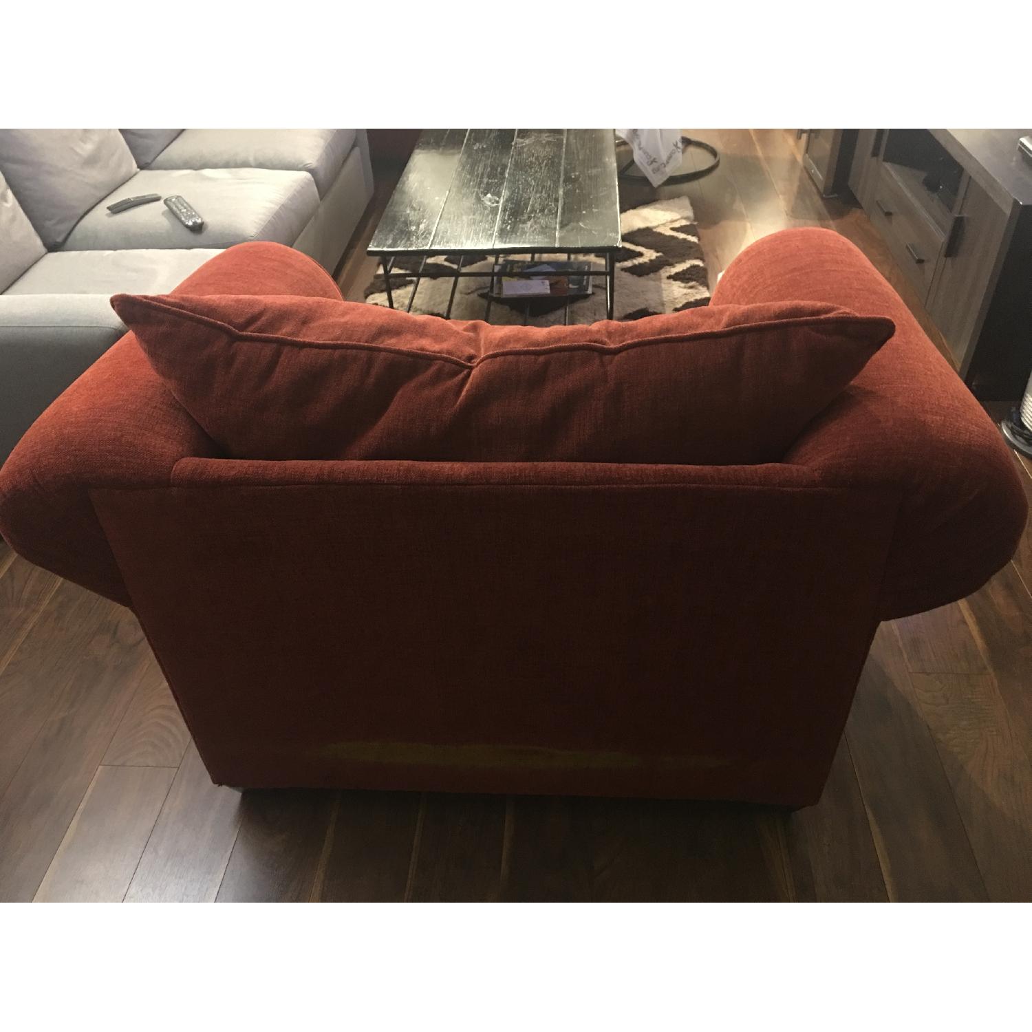 Storehouse Furniture Red Chair and a Half - image-3