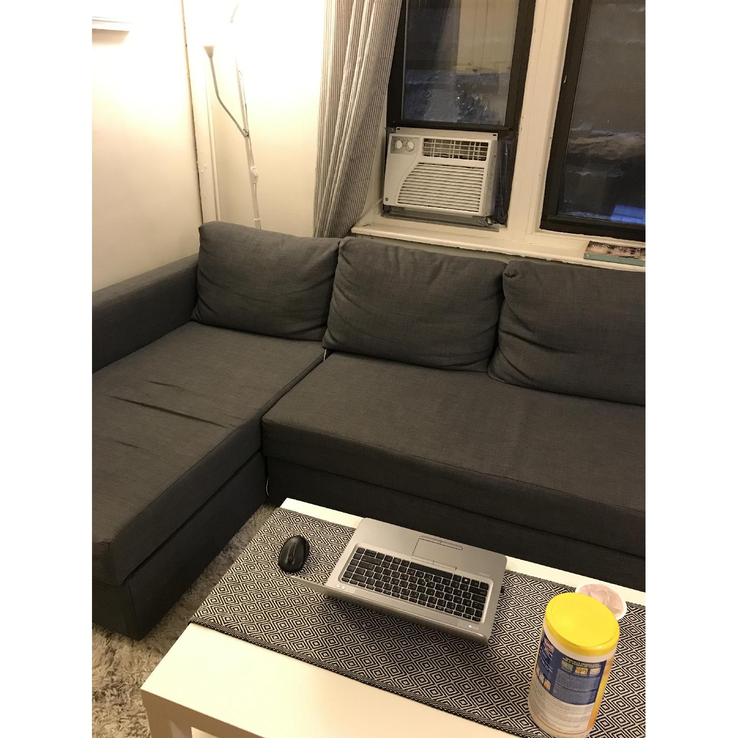 Ikea Friheten Sleeper Sectional Sofa w/ Storage - image-2