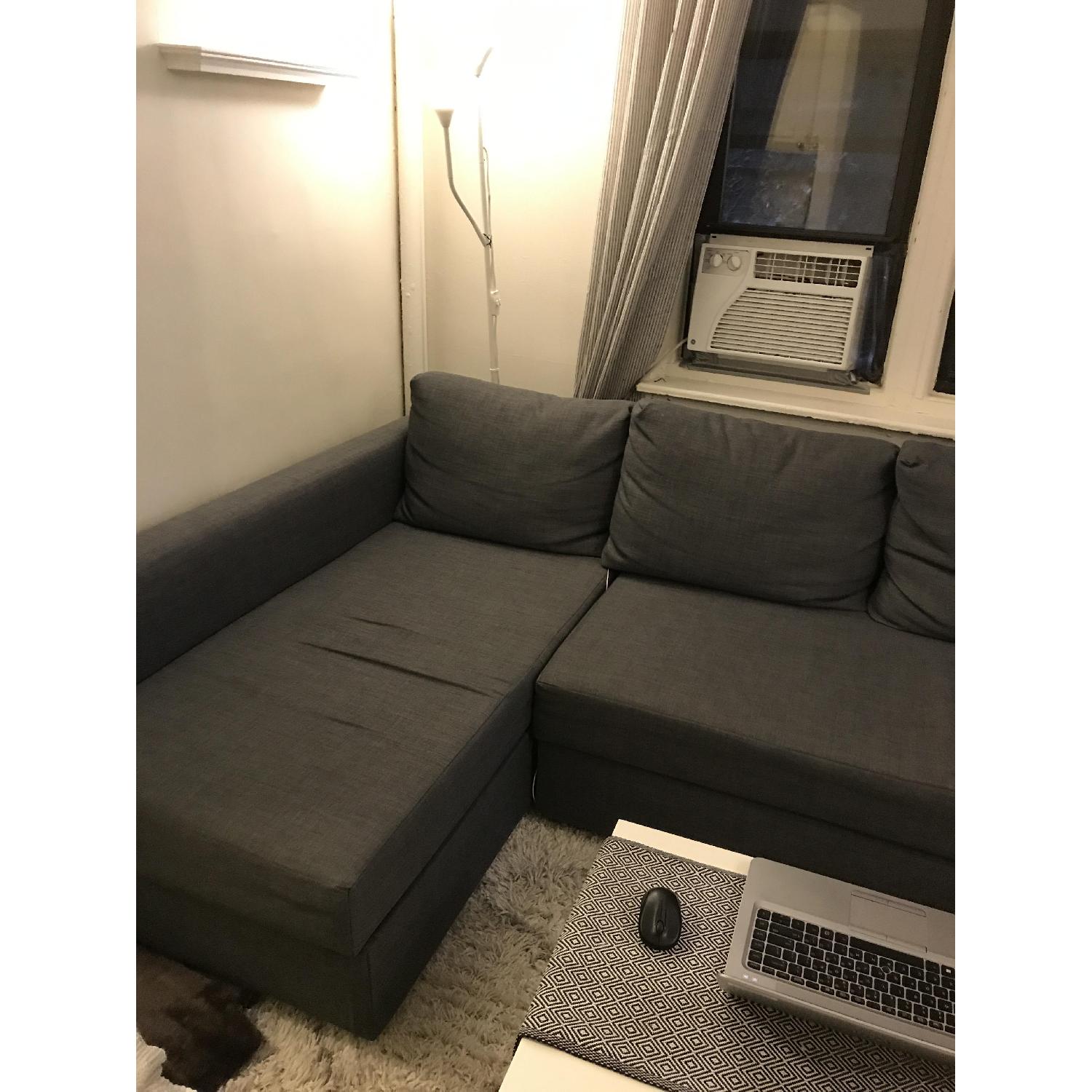 Ikea Friheten Sleeper Sectional Sofa w/ Storage - image-3