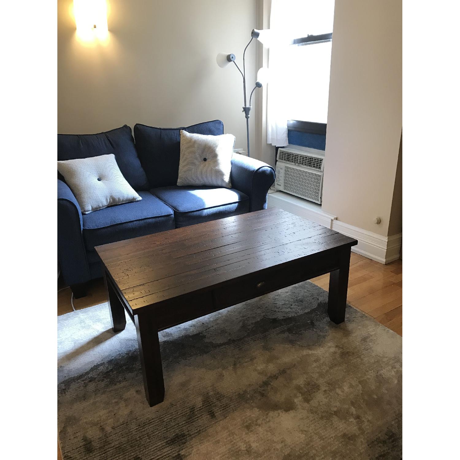 Raymour & Flanigan Urban Lodge Coffee Table in Brown - image-1