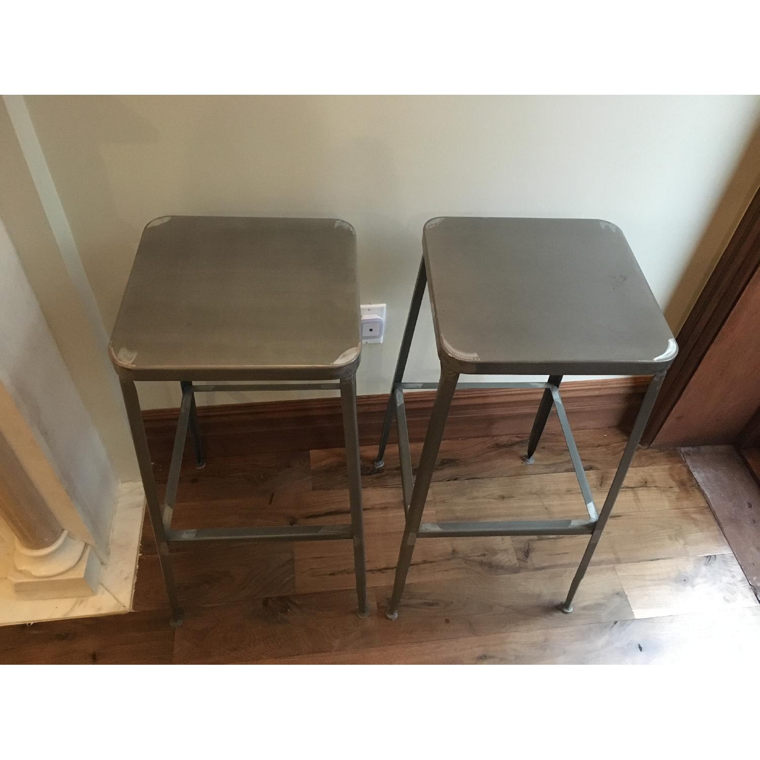 CB2 Tall Flint Bar Stool AptDeco