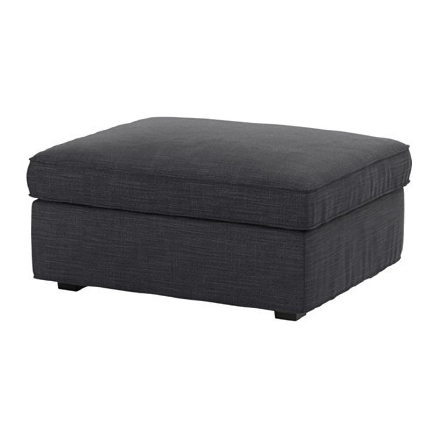 Ikea 2 Piece Sectional Sofa & Ottoman - image-4