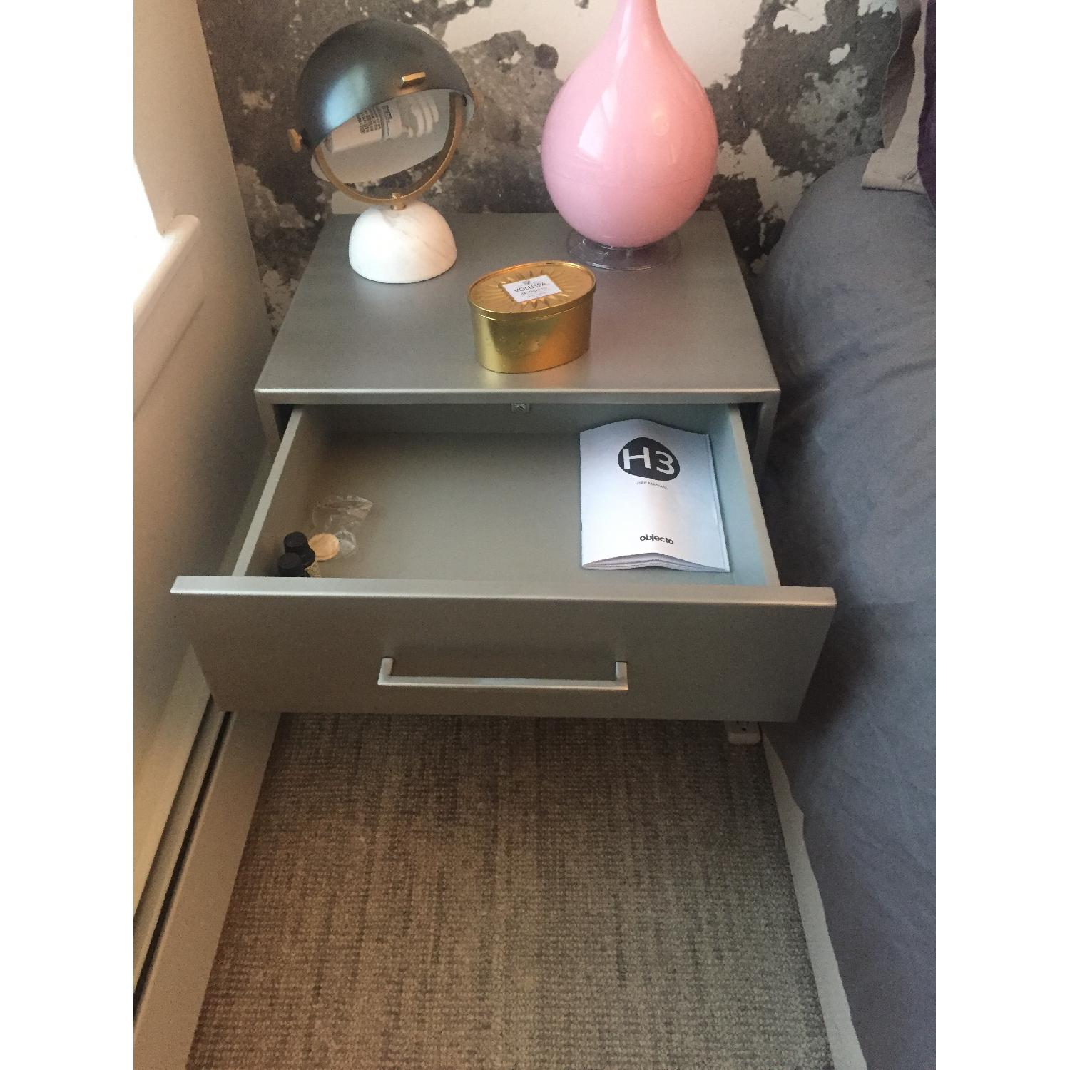 CB2 Proof Metal Nightstand/Side Table - image-2