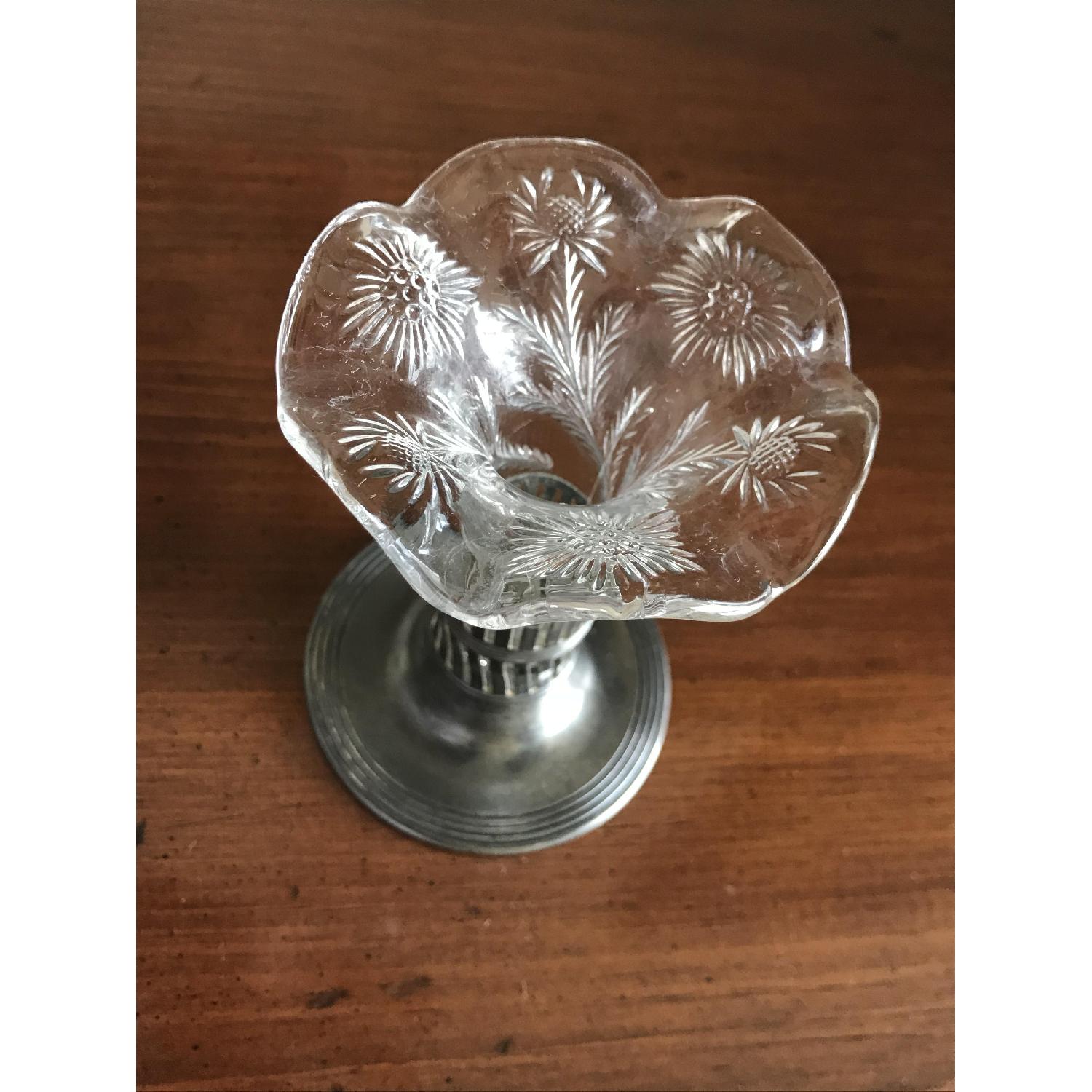 Forbes Silver Co. Vintage Glass Vase - image-3