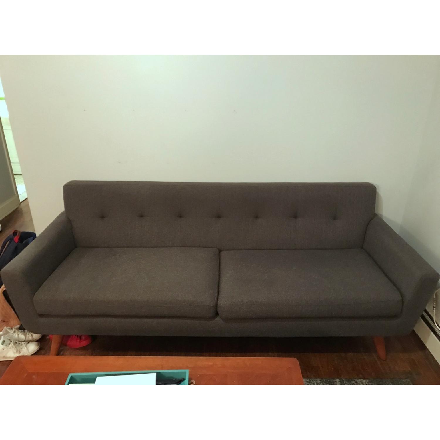 Langley Street Johnston Mid-Century Style Grey Sofa - image-1