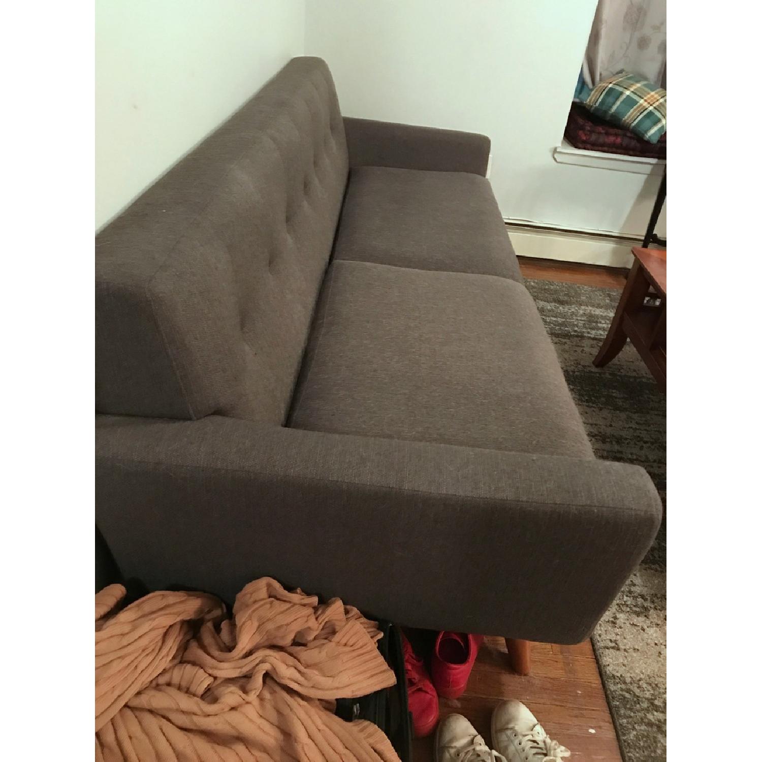 Langley Street Johnston Mid-Century Style Grey Sofa - image-2