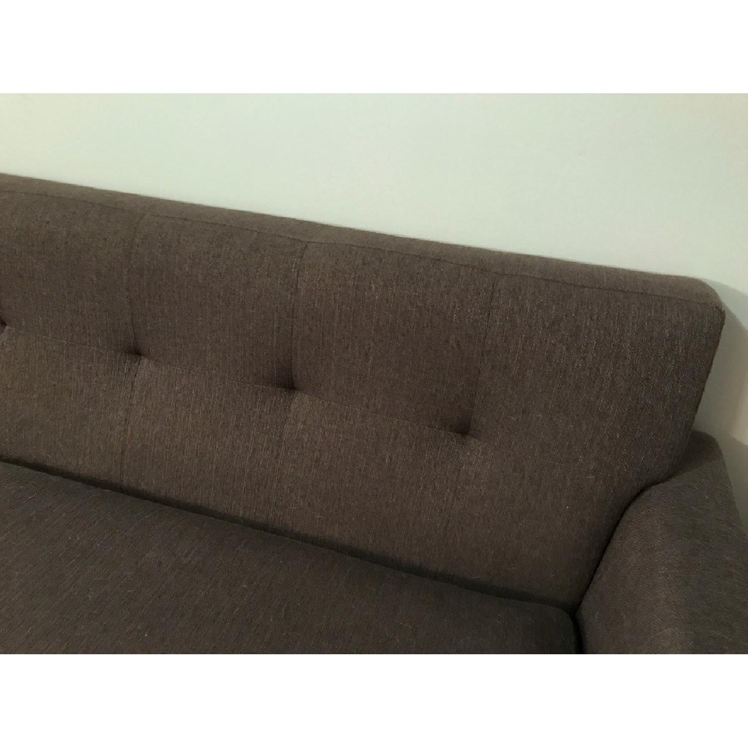 Langley Street Johnston Mid-Century Style Grey Sofa - image-3