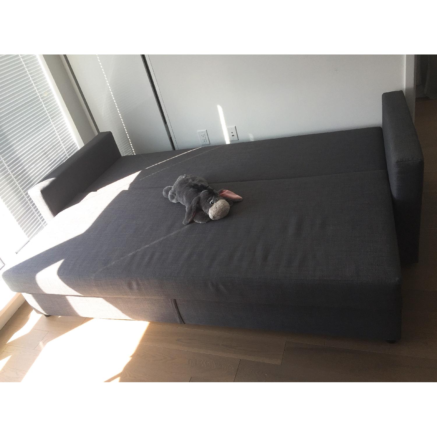 Ikea Friheten Dark Grey Sleeper Sofa - image-2