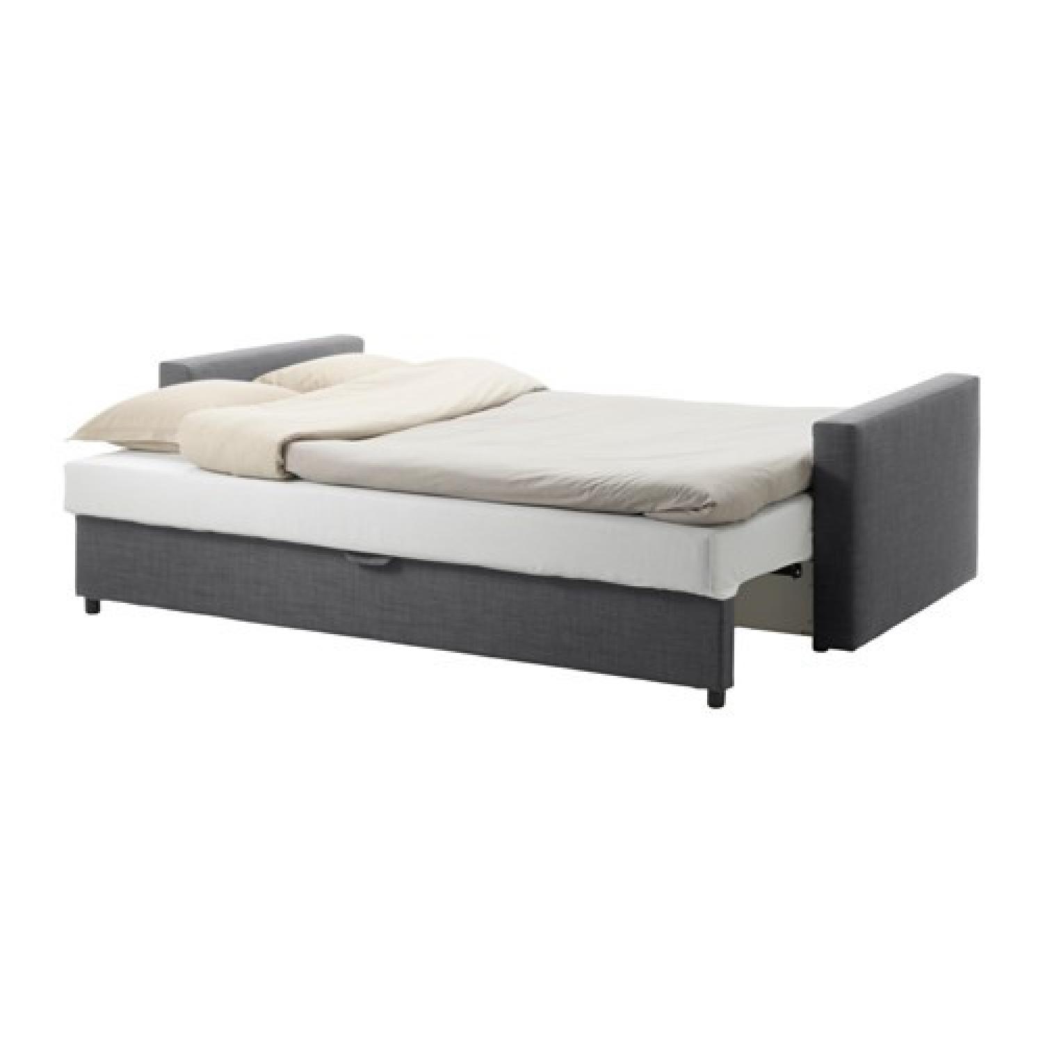 Ikea Friheten Dark Grey Sleeper Sofa - image-6