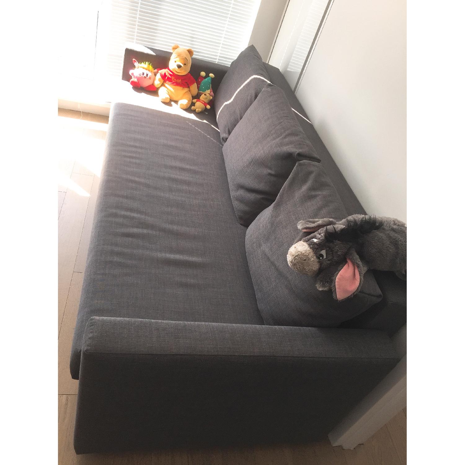 Ikea Friheten Dark Grey Sleeper Sofa - image-7