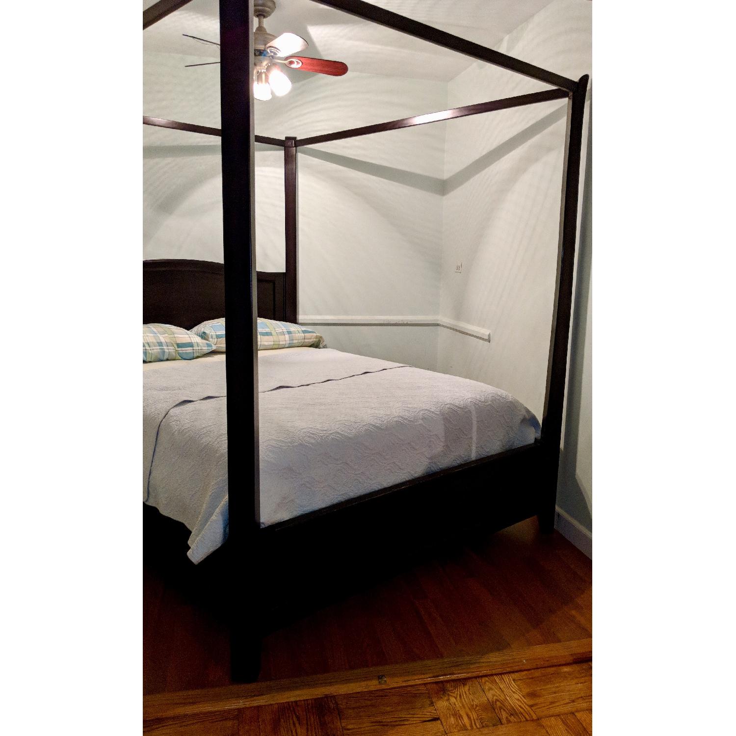 Ashley Queen Poster Bed w/ Canopy - image-1