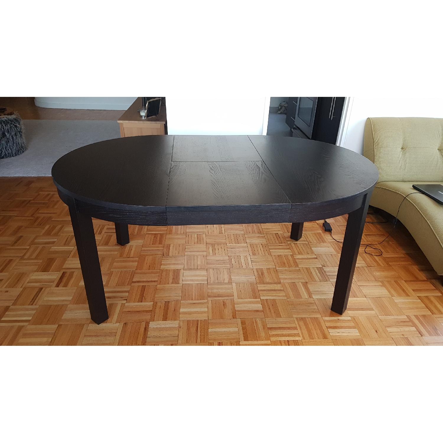 Ikea Bjursta Extendable Table in Black - image-2
