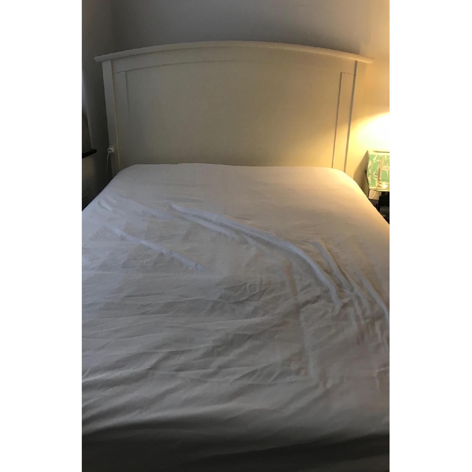 Pottery Barn Chloe White Wood Storage Full Bed - image-2