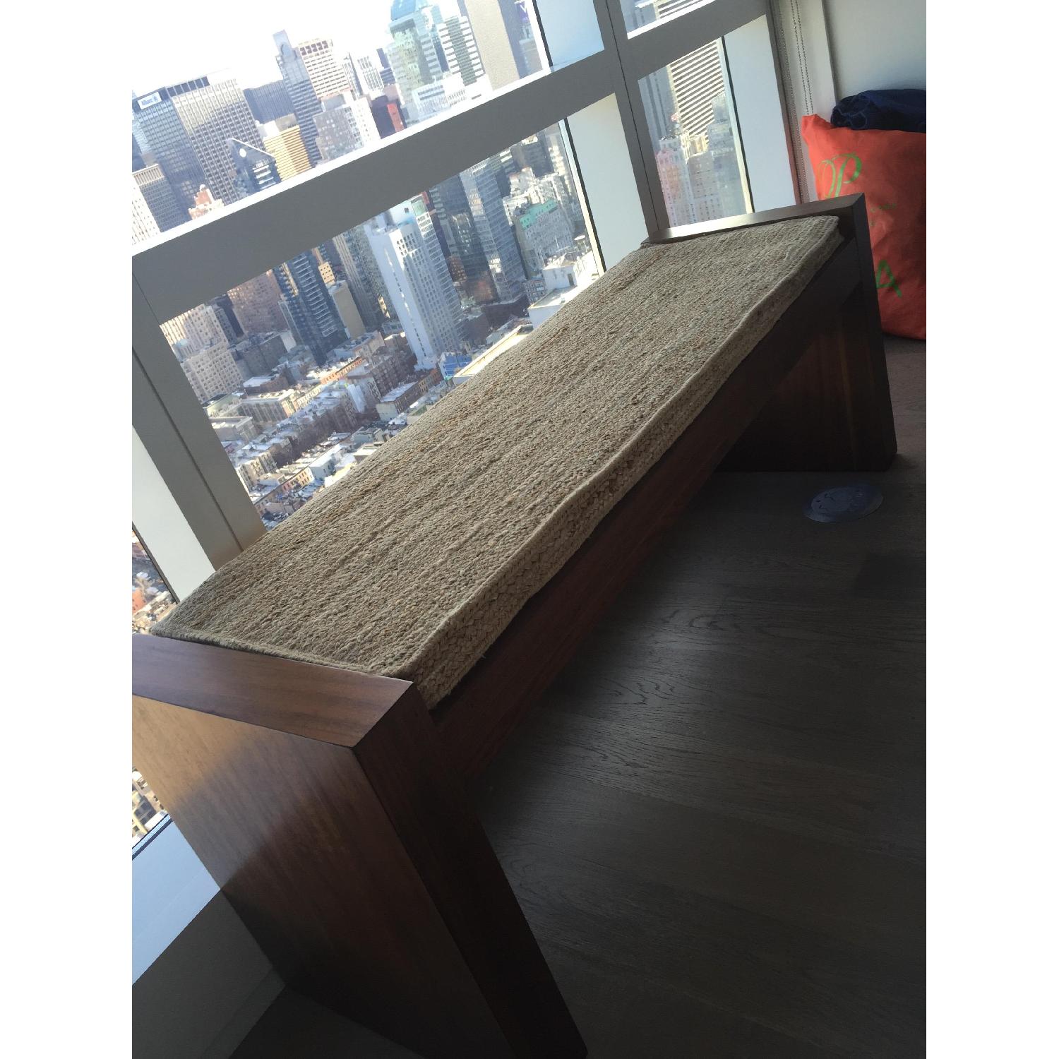 West Elm Wood Bench - image-3