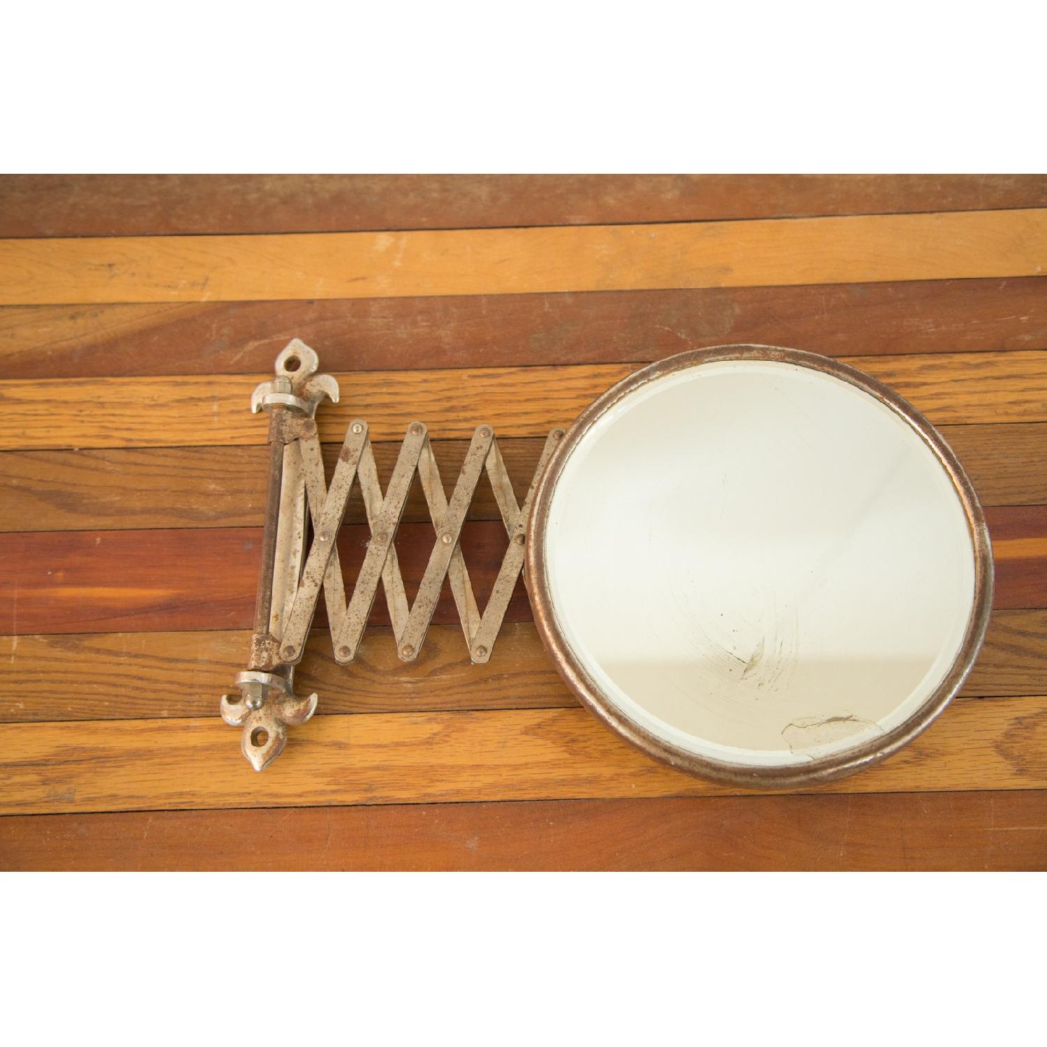 Old New House Vintage Fleur De Lis Shaving Mirror - image-2