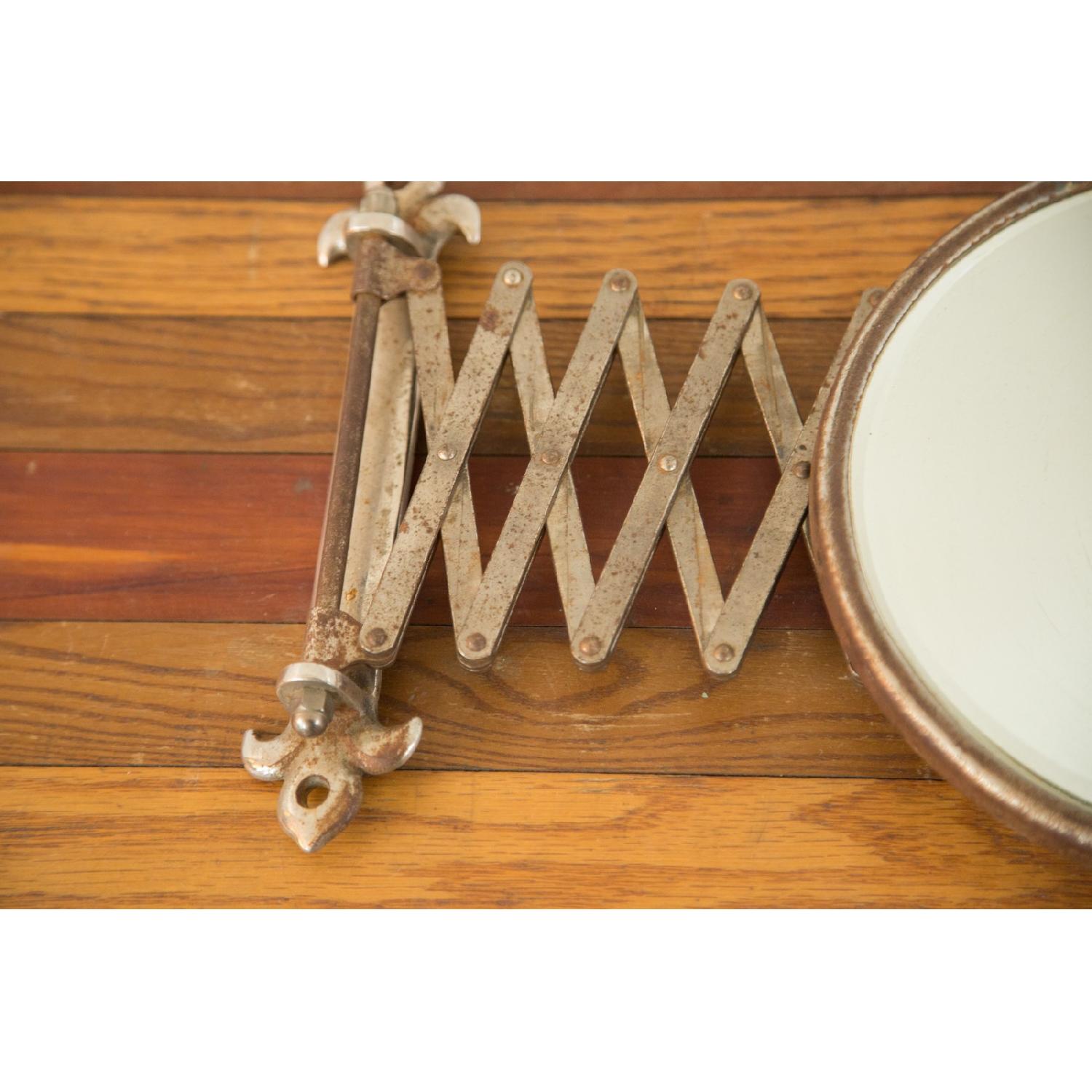 Old New House Vintage Fleur De Lis Shaving Mirror - image-3