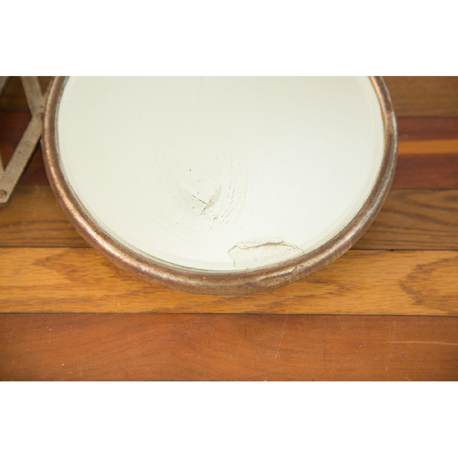 Old New House Vintage Fleur De Lis Shaving Mirror - image-4