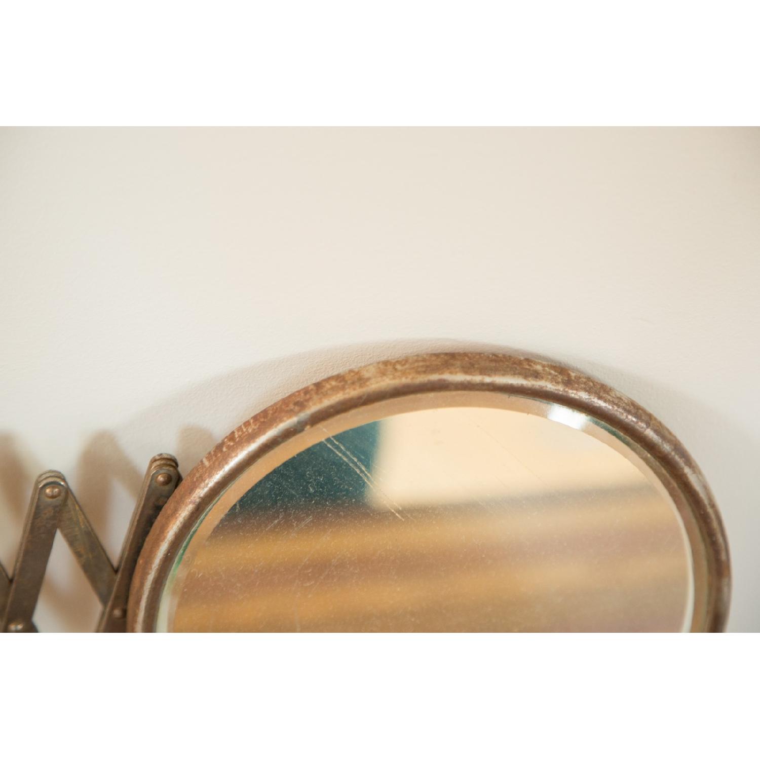 Old New House Vintage Fleur De Lis Shaving Mirror - image-5