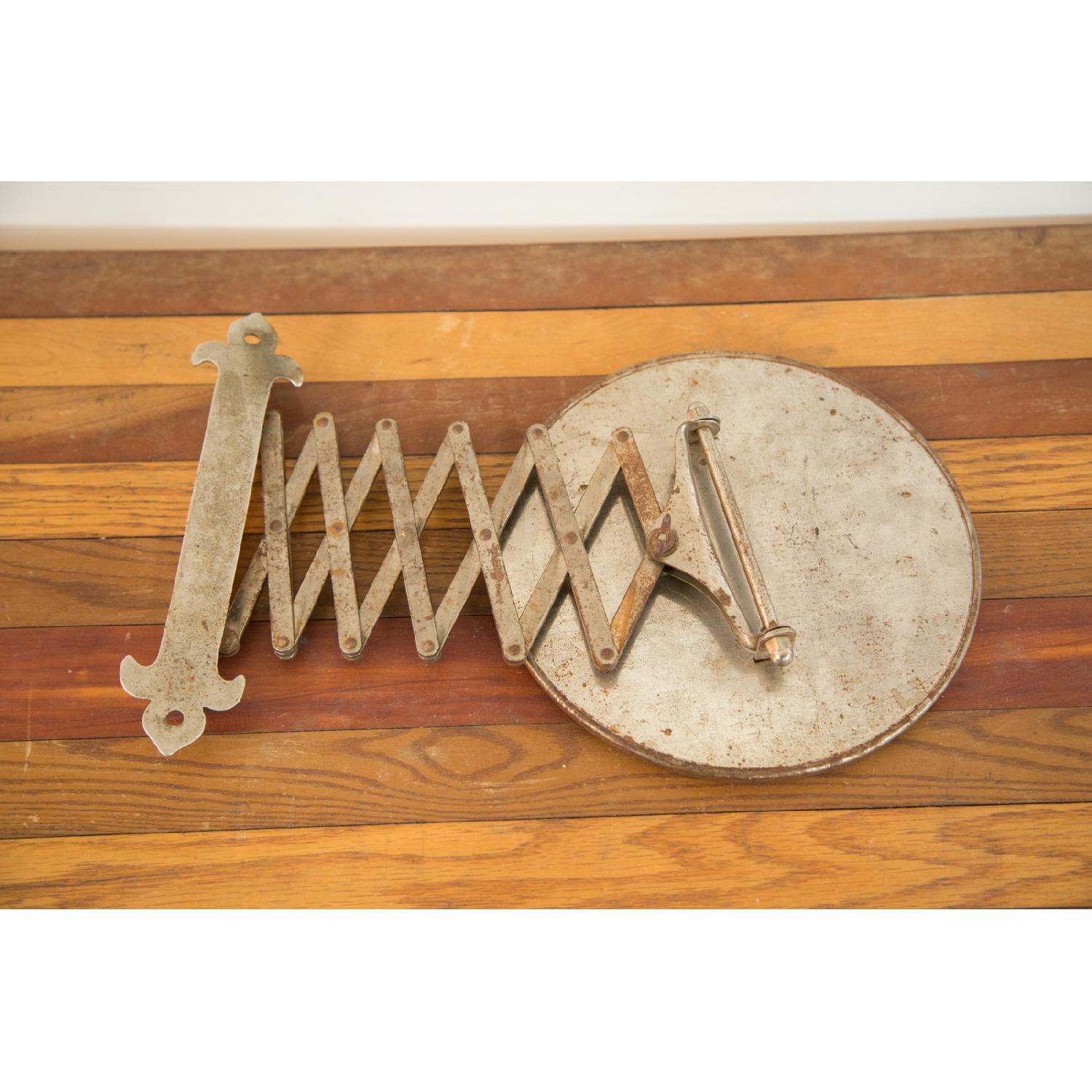 Old New House Vintage Fleur De Lis Shaving Mirror - image-7