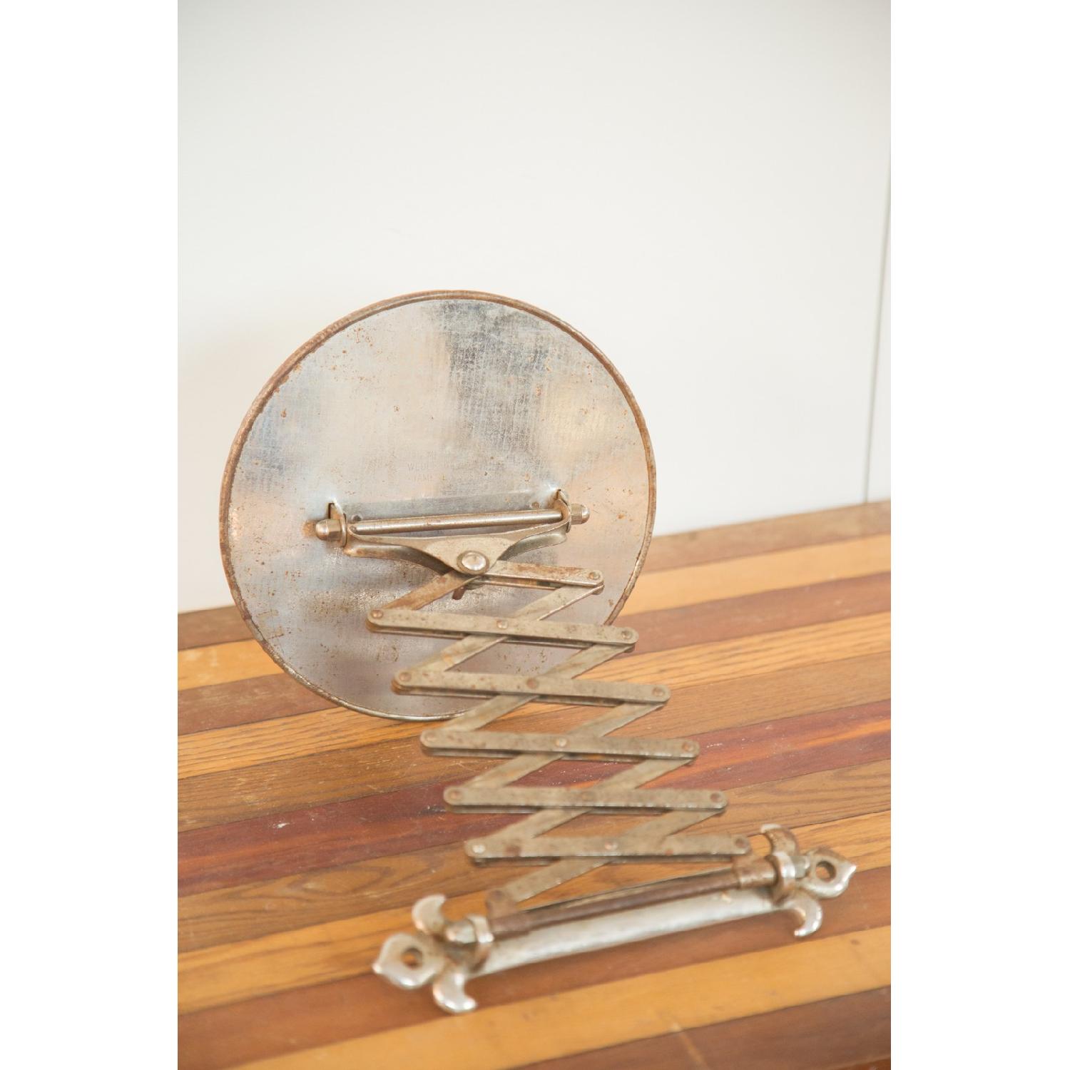 Old New House Vintage Fleur De Lis Shaving Mirror - image-8