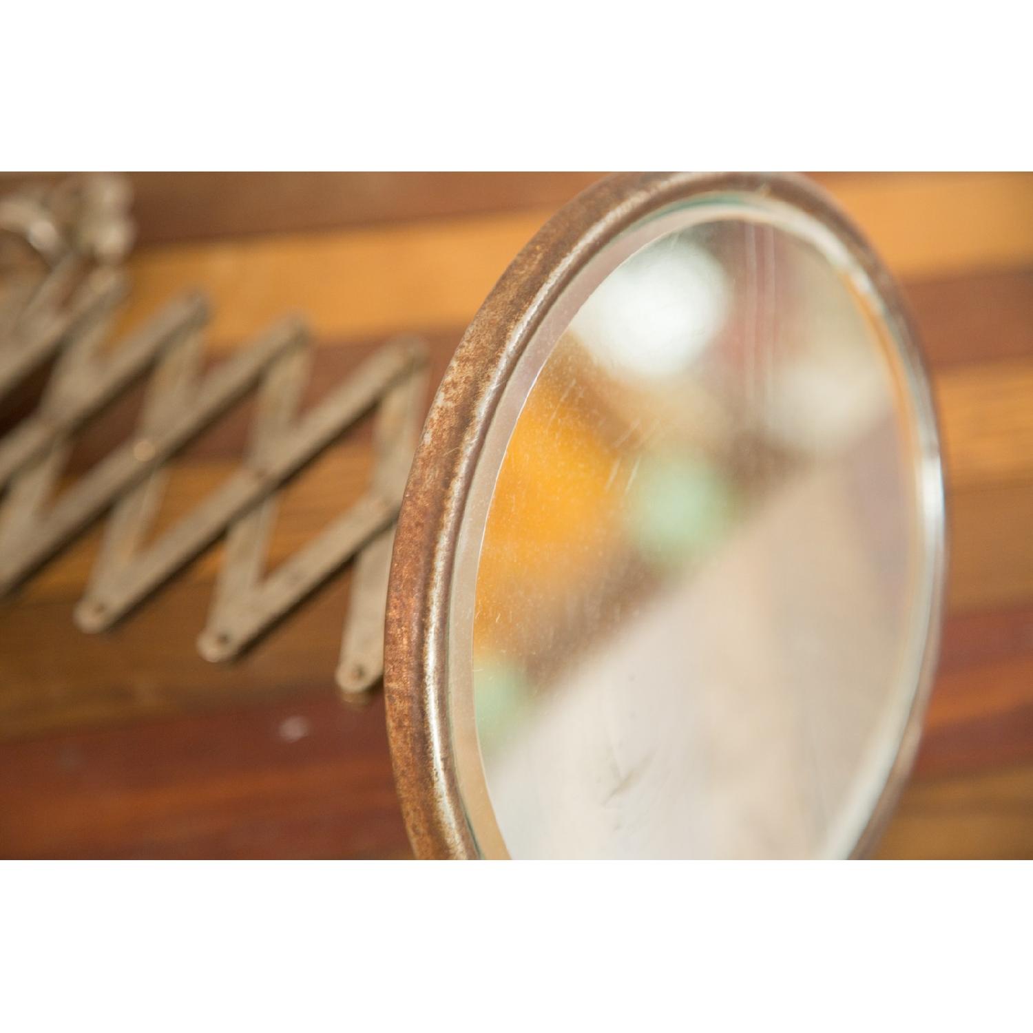 Old New House Vintage Fleur De Lis Shaving Mirror - image-10