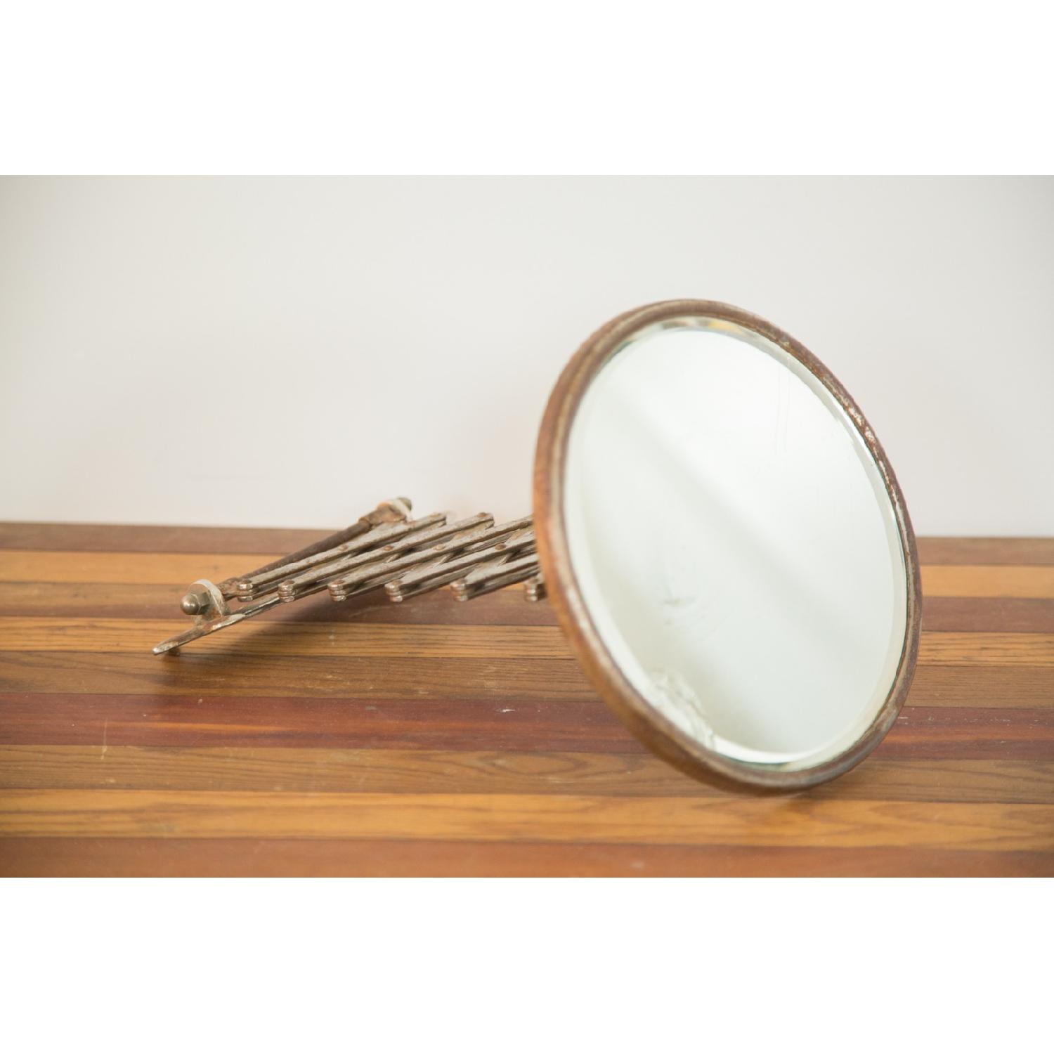 Old New House Vintage Fleur De Lis Shaving Mirror - image-11