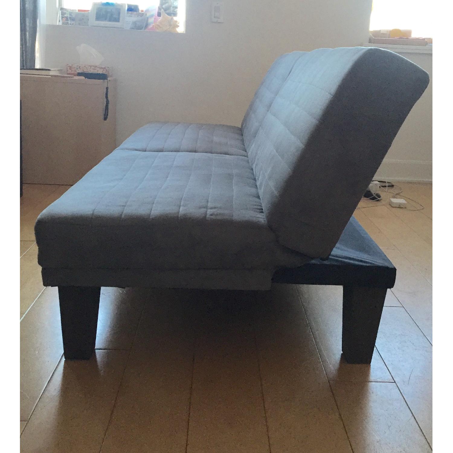 Ameriwood Industries Gray Microsuede Futon - image-2