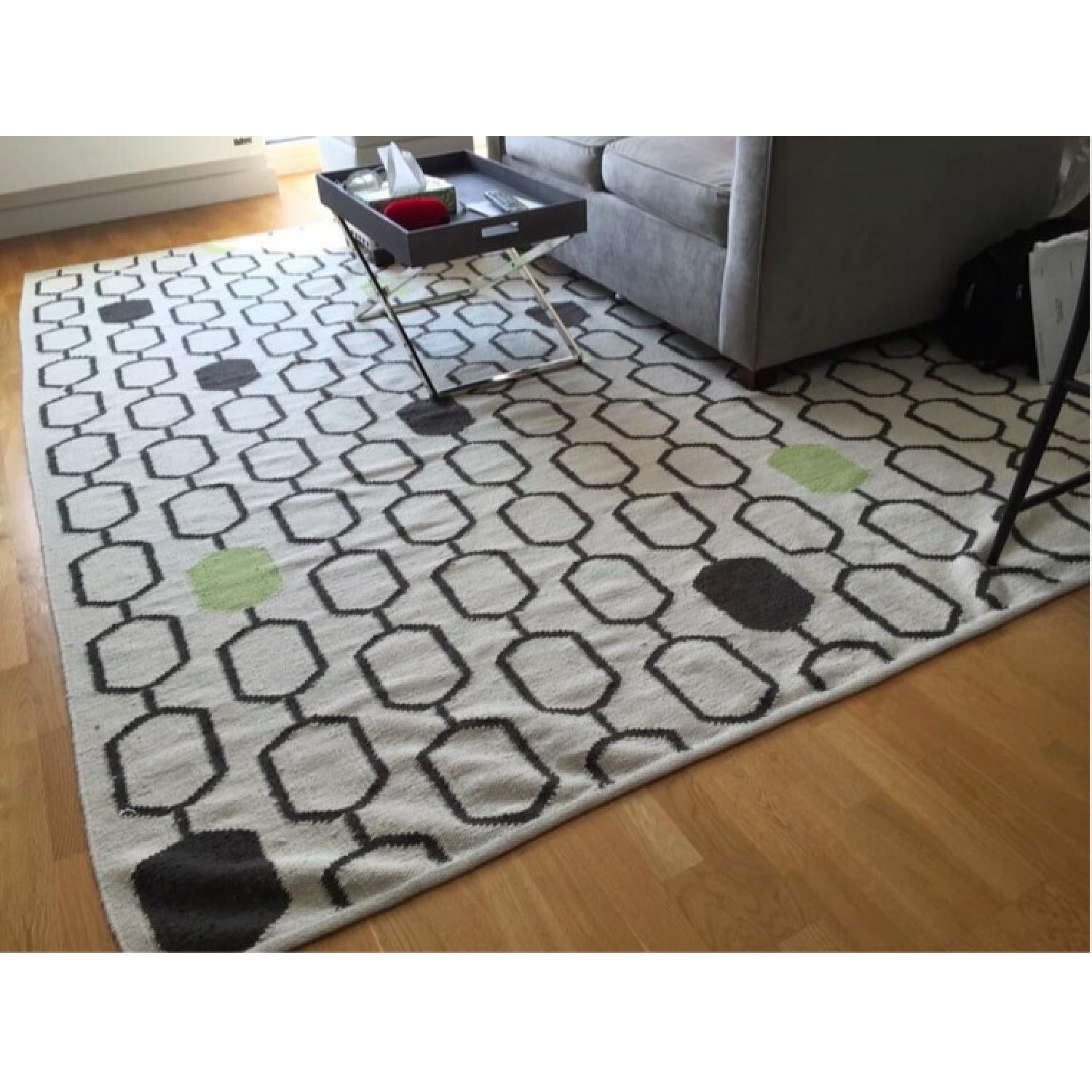 CB2 Wool Dhurrie Carpet/Rug - image-4
