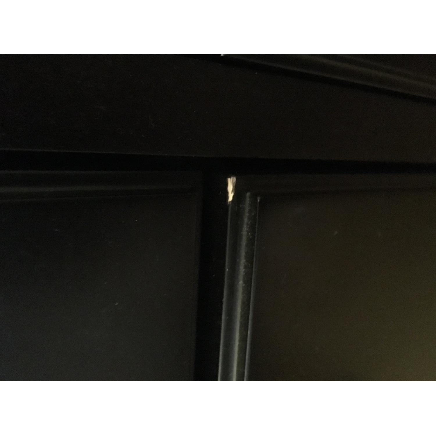 Macy's Black Dresser w/ Anthropologie Crystal Knobs - image-2