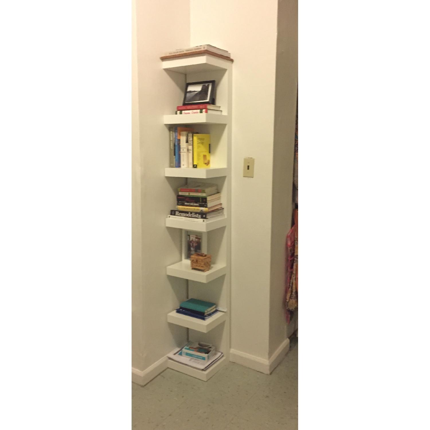 Ikea Lack White Lacquer Wall Shelf Unit - image-4